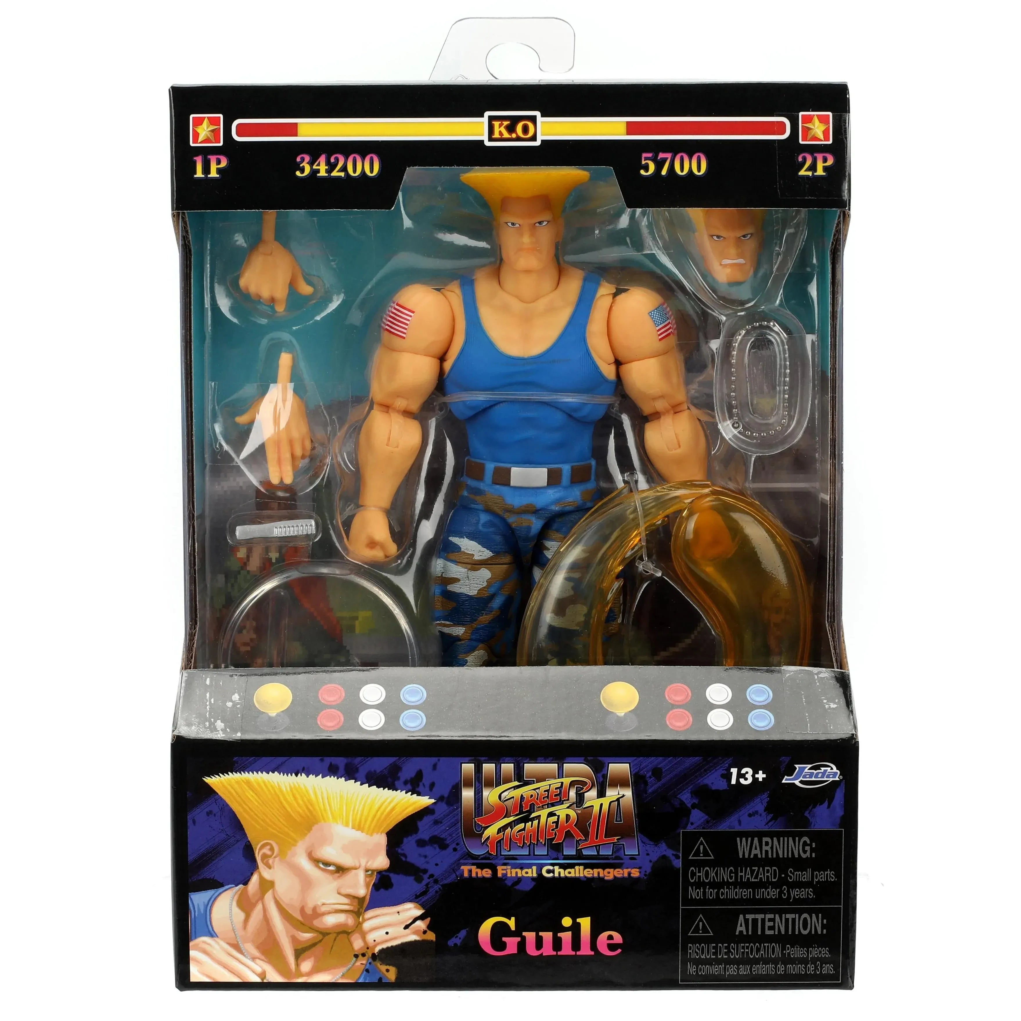Ultra Street Fighter II The Final Challengers: Guile (Player 2 Version, Exclusive) - 6 inch