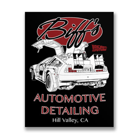 Back To The Future: Biff's Automotive Detailing - Sticker-Sticker-Mighty Underground-Mighty Underground