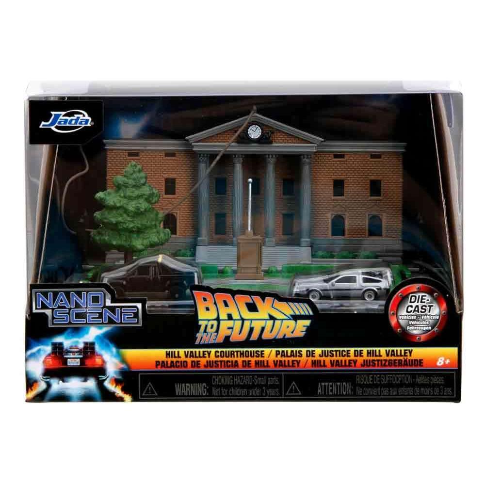 Back To The Future: Clock Tower Diorama Nano Scene-Modellautos-Jada Toys-Mighty Underground