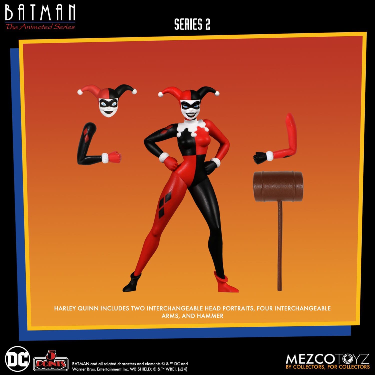 Batman The Animated Series: 5 Points Series 2 - 4-Set-Actionfiguren-Mezco Toys-Mighty Underground