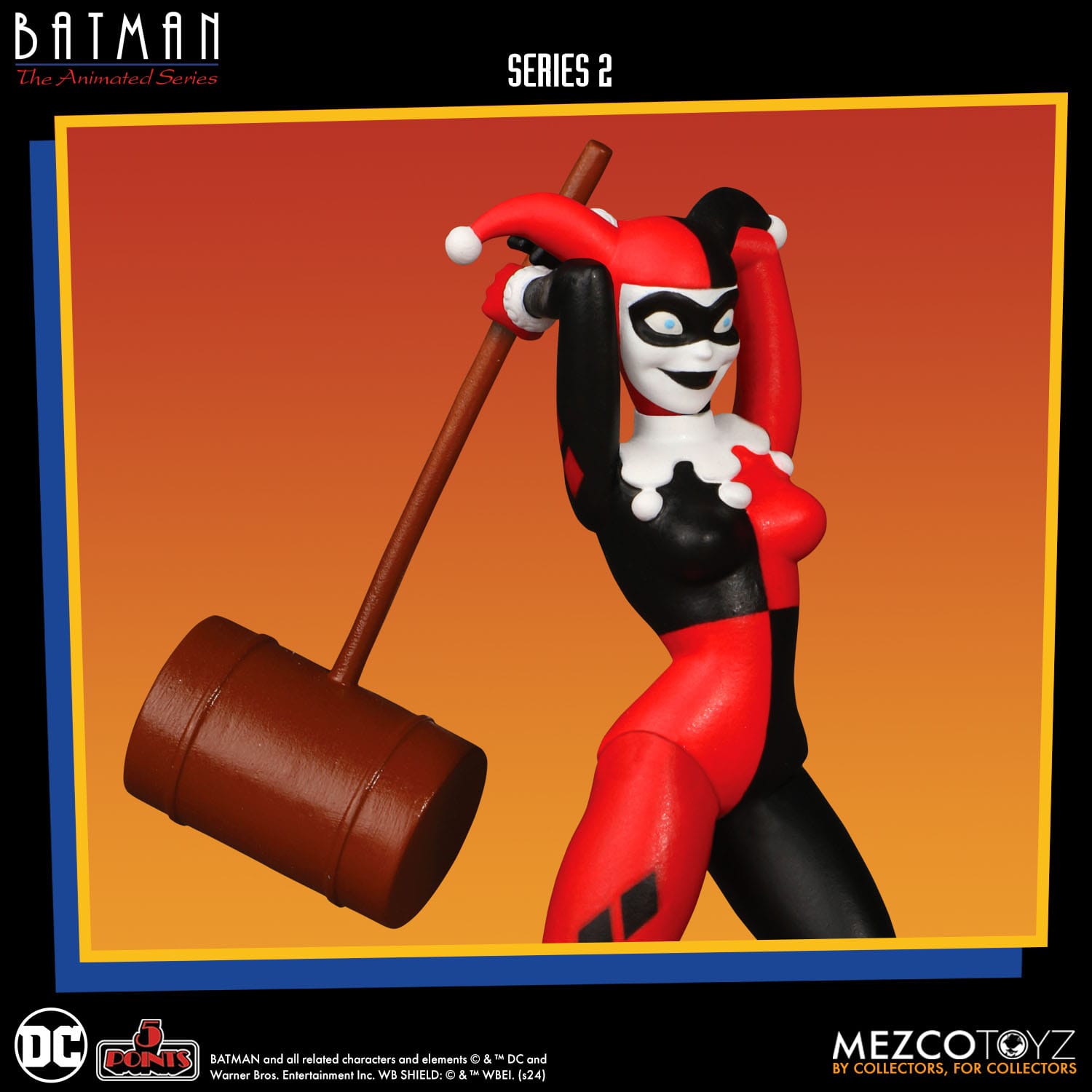 Batman The Animated Series: 5 Points Series 2 - 4-Set-Actionfiguren-Mezco Toys-Mighty Underground