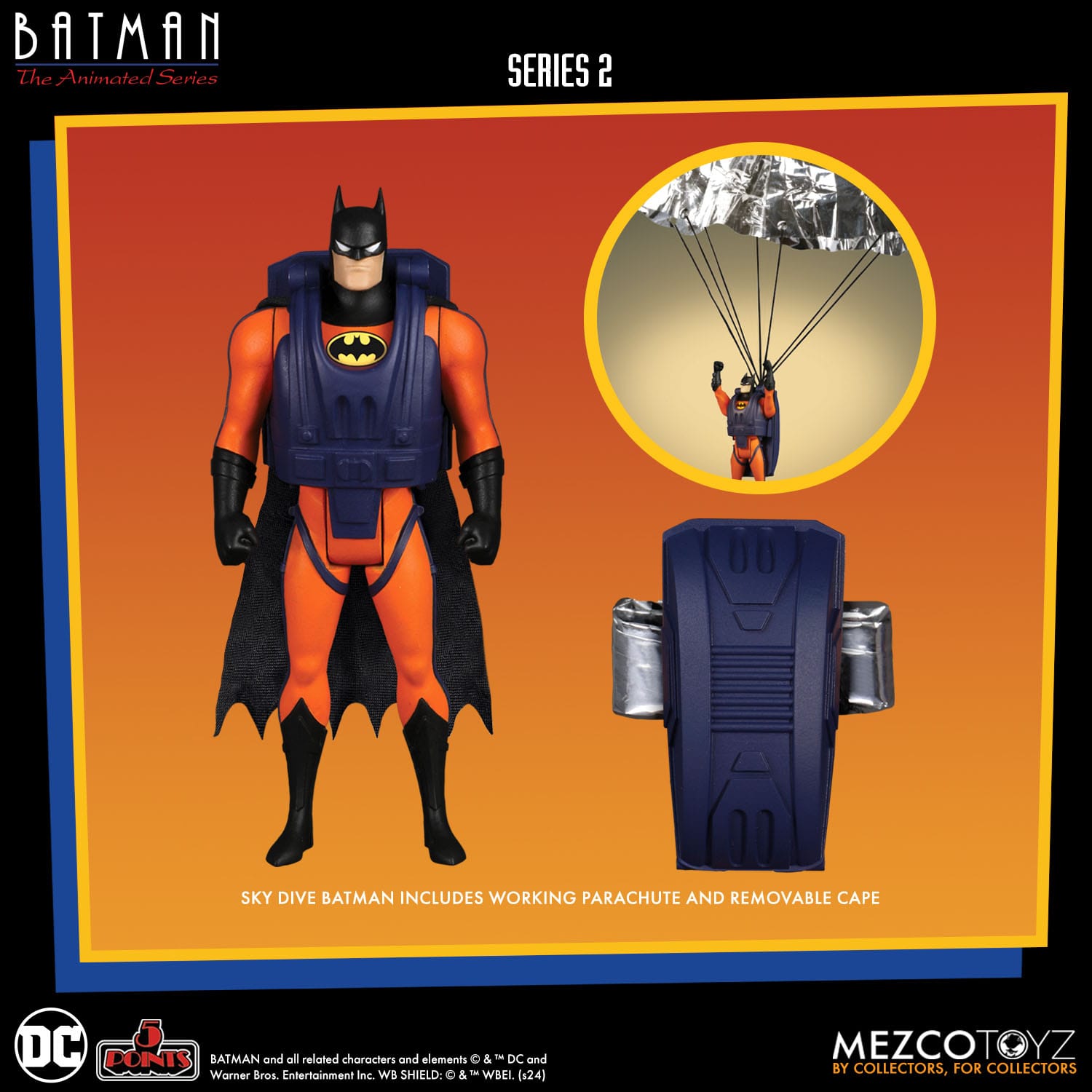 Batman The Animated Series: 5 Points Series 2 - 4-Set-Actionfiguren-Mezco Toys-Mighty Underground