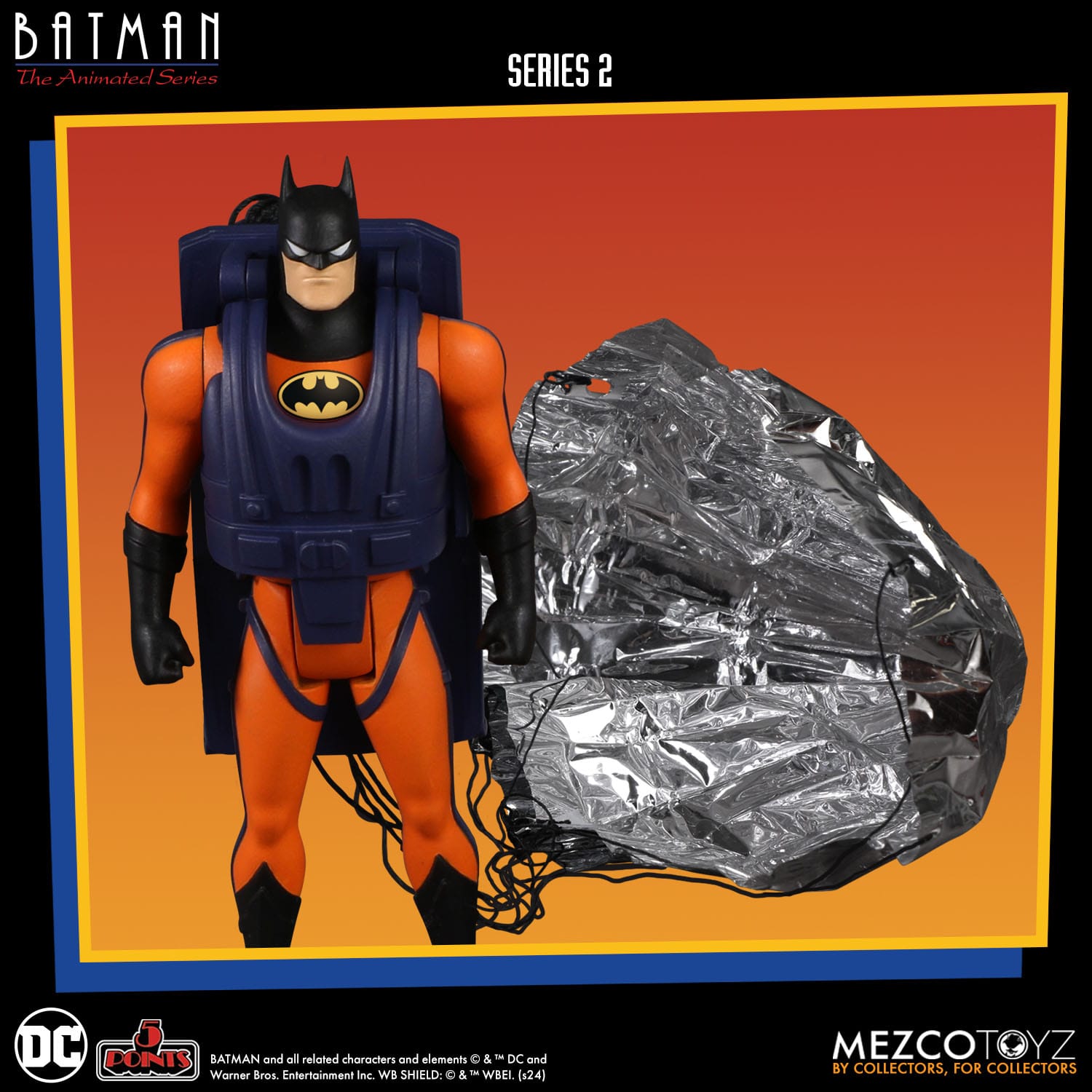 Batman The Animated Series: 5 Points Series 2 - 4-Set-Actionfiguren-Mezco Toys-Mighty Underground