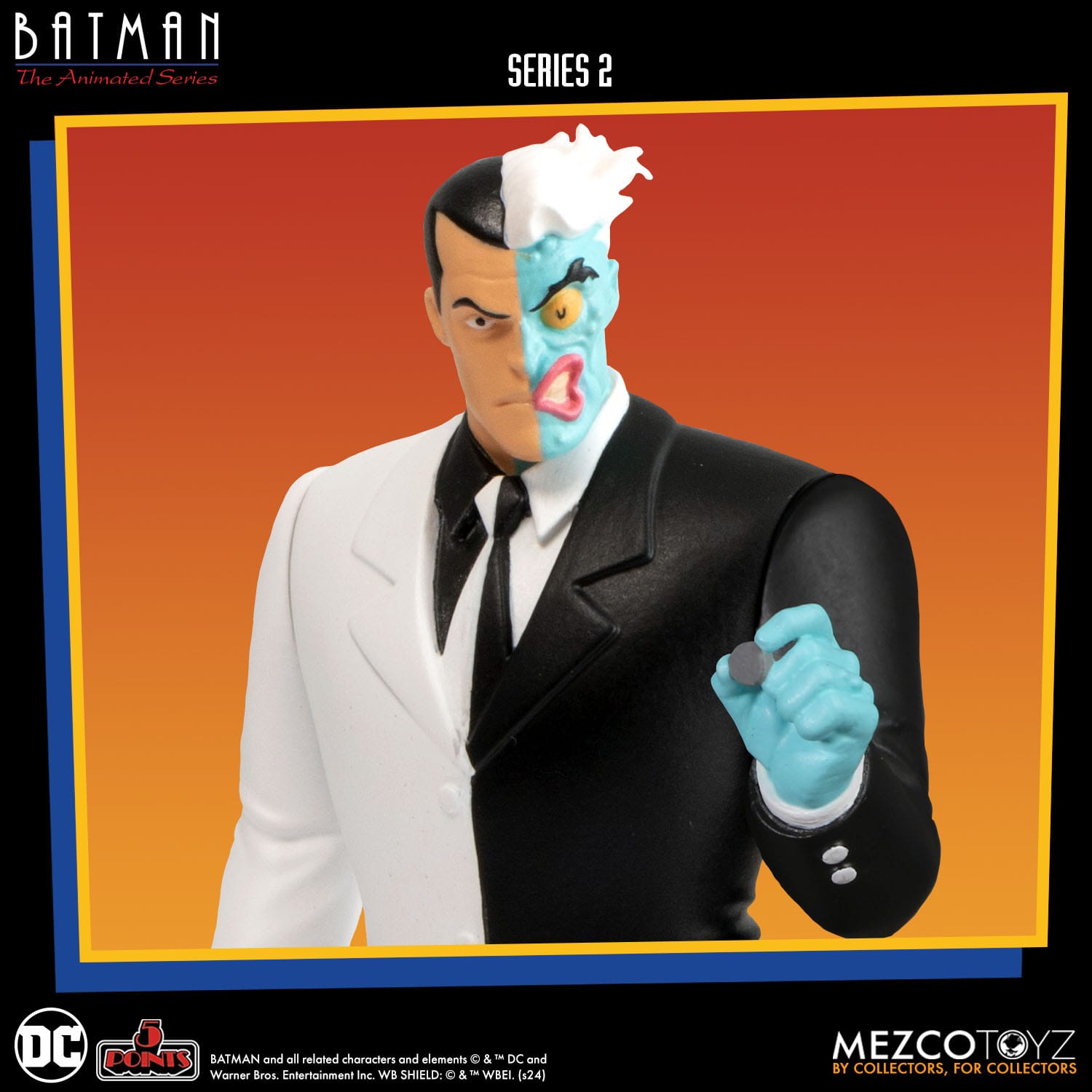Batman The Animated Series: 5 Points Series 2 - 4-Set-Actionfiguren-Mezco Toys-Mighty Underground