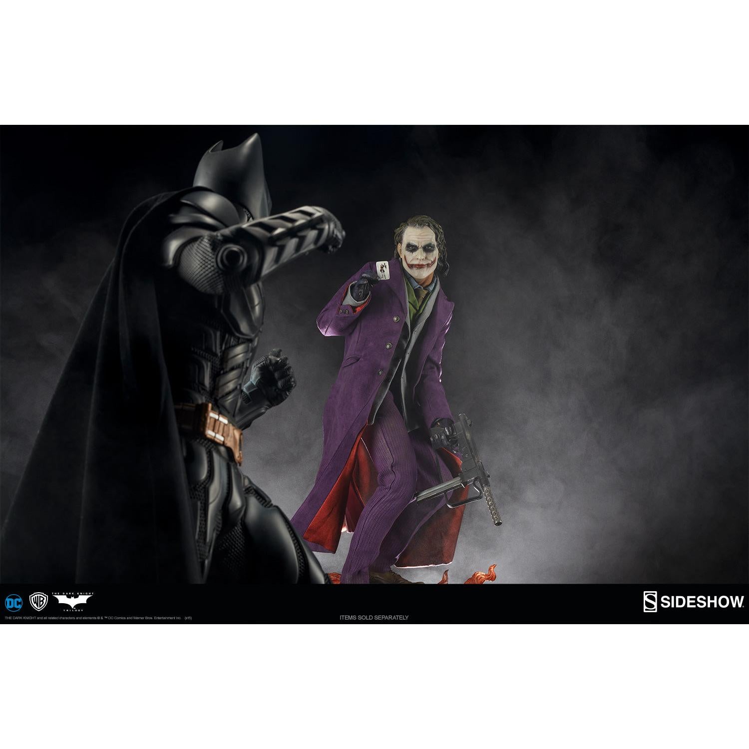 Batman The Dark Knight: The Joker - Premium Format Statue-Statue-Sideshow-Mighty Underground