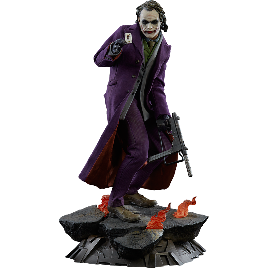 Batman The Dark Knight: The Joker - Premium Format Statue-Statue-Sideshow-Mighty Underground