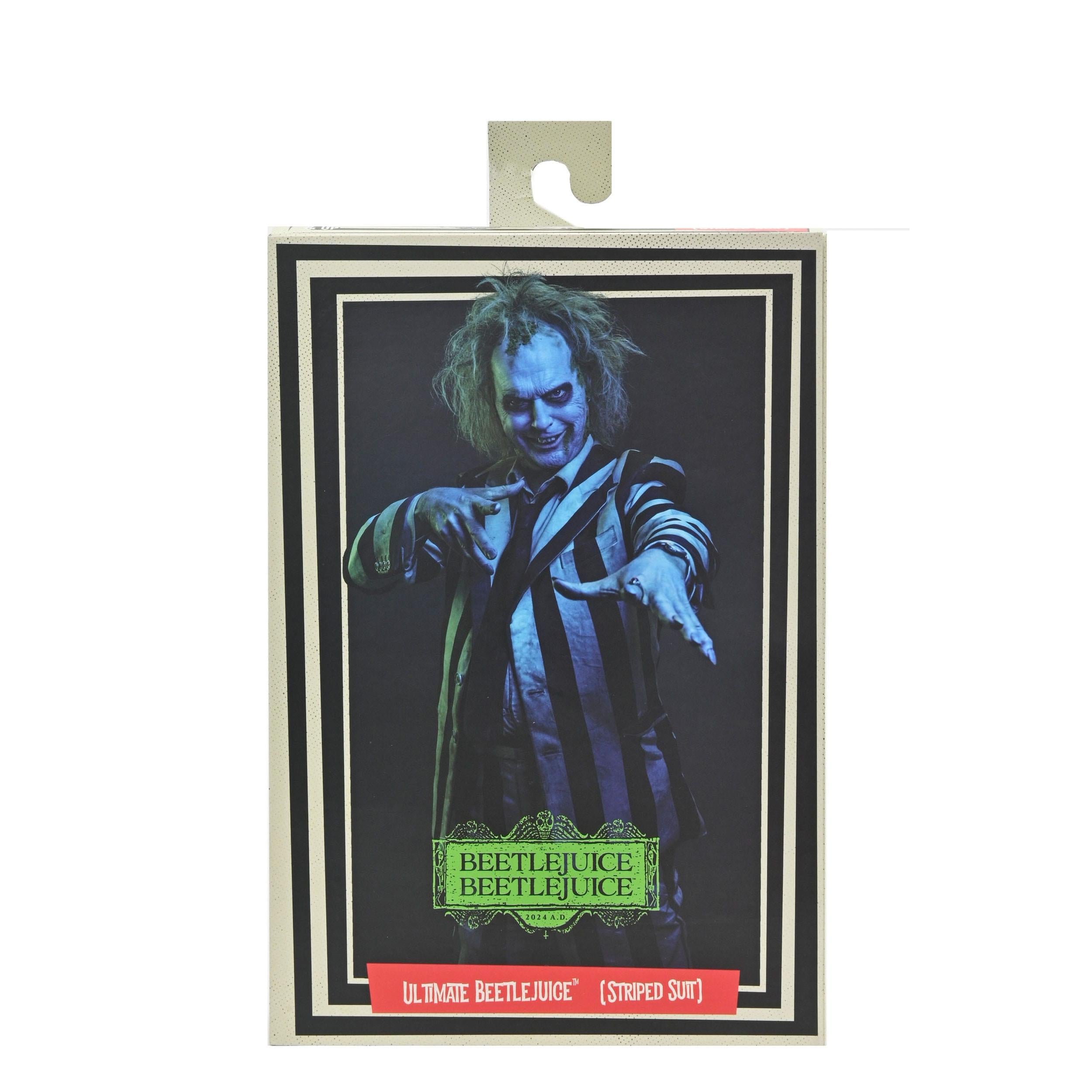 Beetlejuice (1988): Ultimate Beetlejuice: "Striped Suit"-Actionfiguren-NECA-Mighty Underground