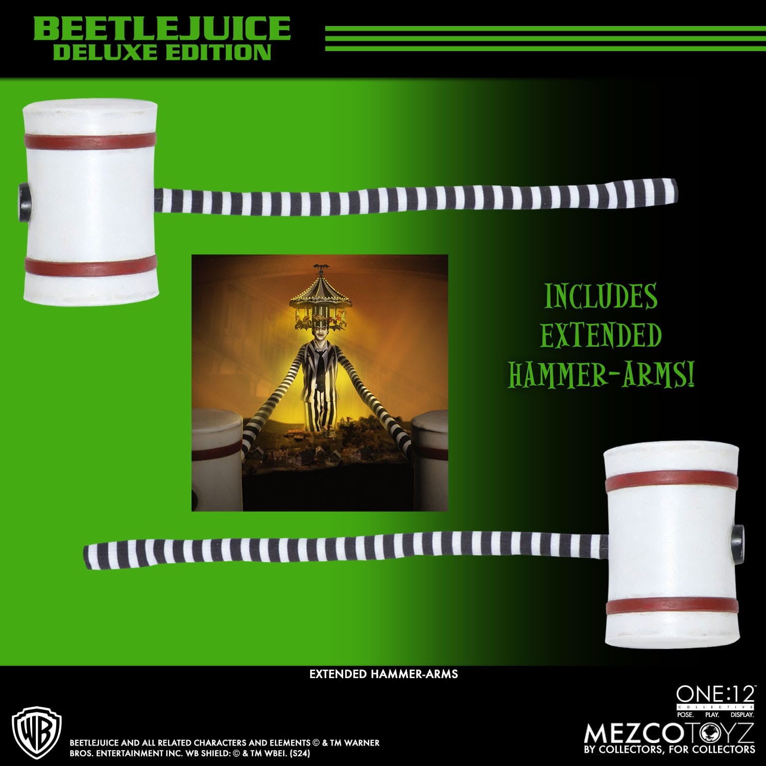 Beetlejuice: Beetlejuice Deluxe Edition - 1/12-Actionfiguren-Mezco Toys-Mighty Underground