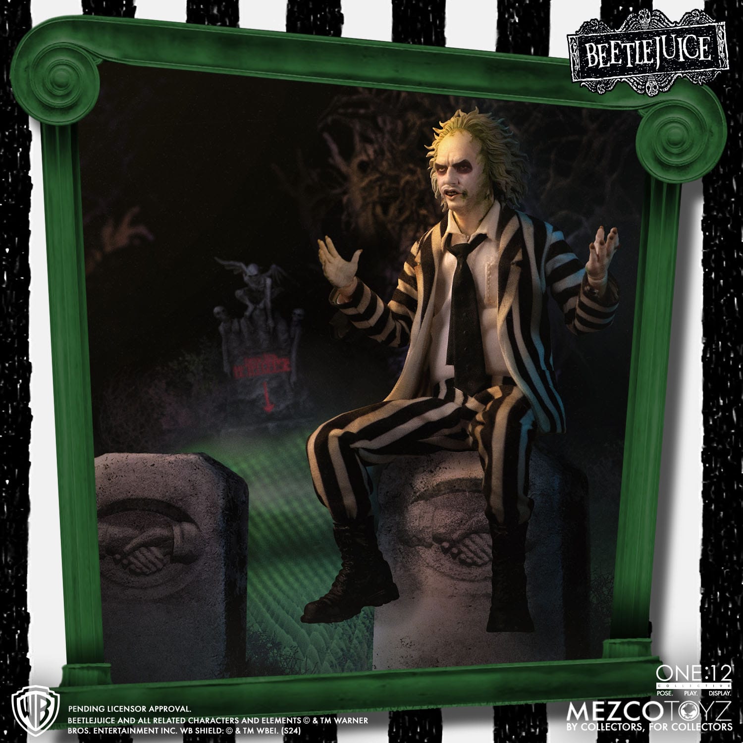 Beetlejuice: Beetlejuice Deluxe Edition - 1/12-Actionfiguren-Mezco Toys-Mighty Underground