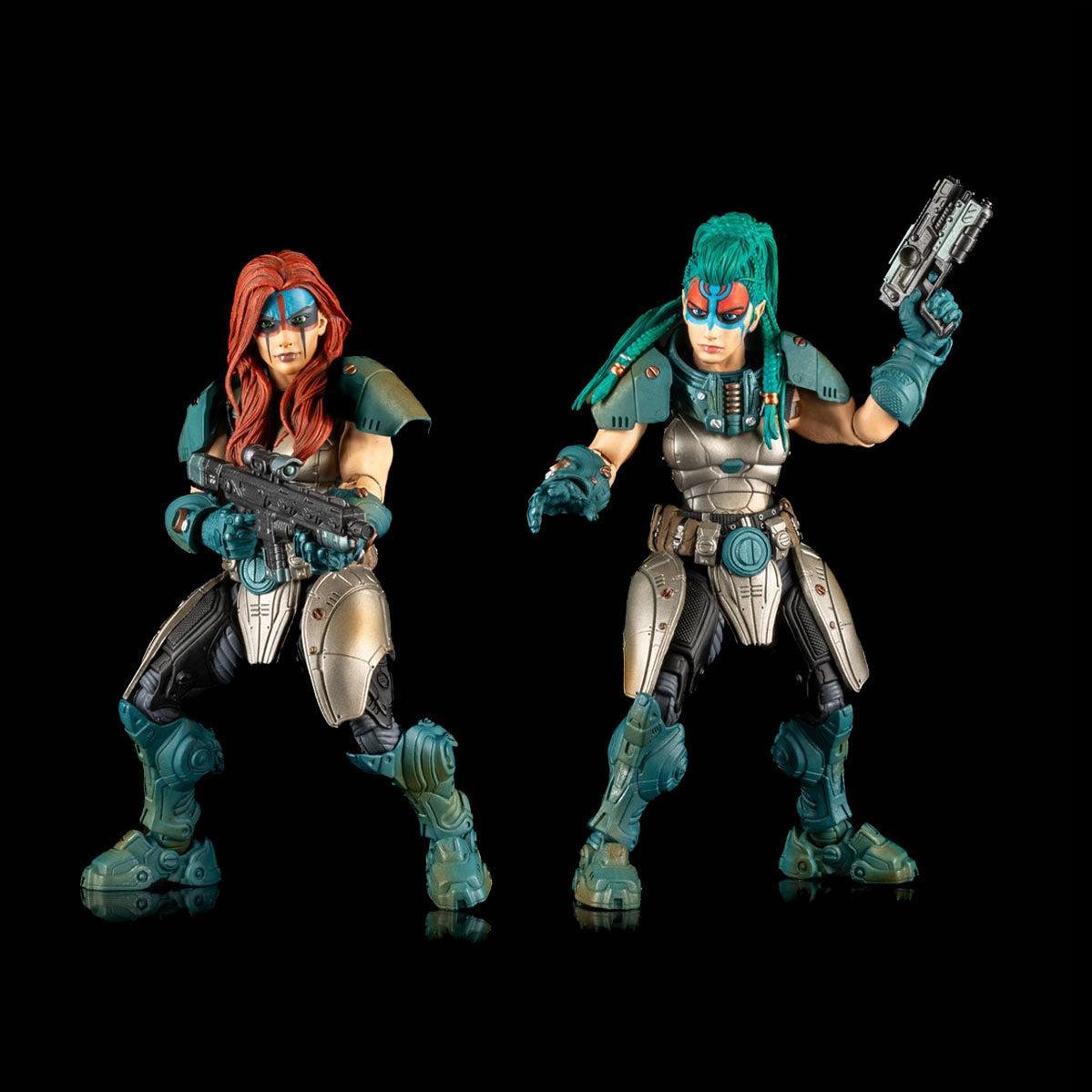 Cosmic Legions: Edgehounders - Heads Pack-Actionfiguren-Four Horsemen Toy Design-Mighty Underground