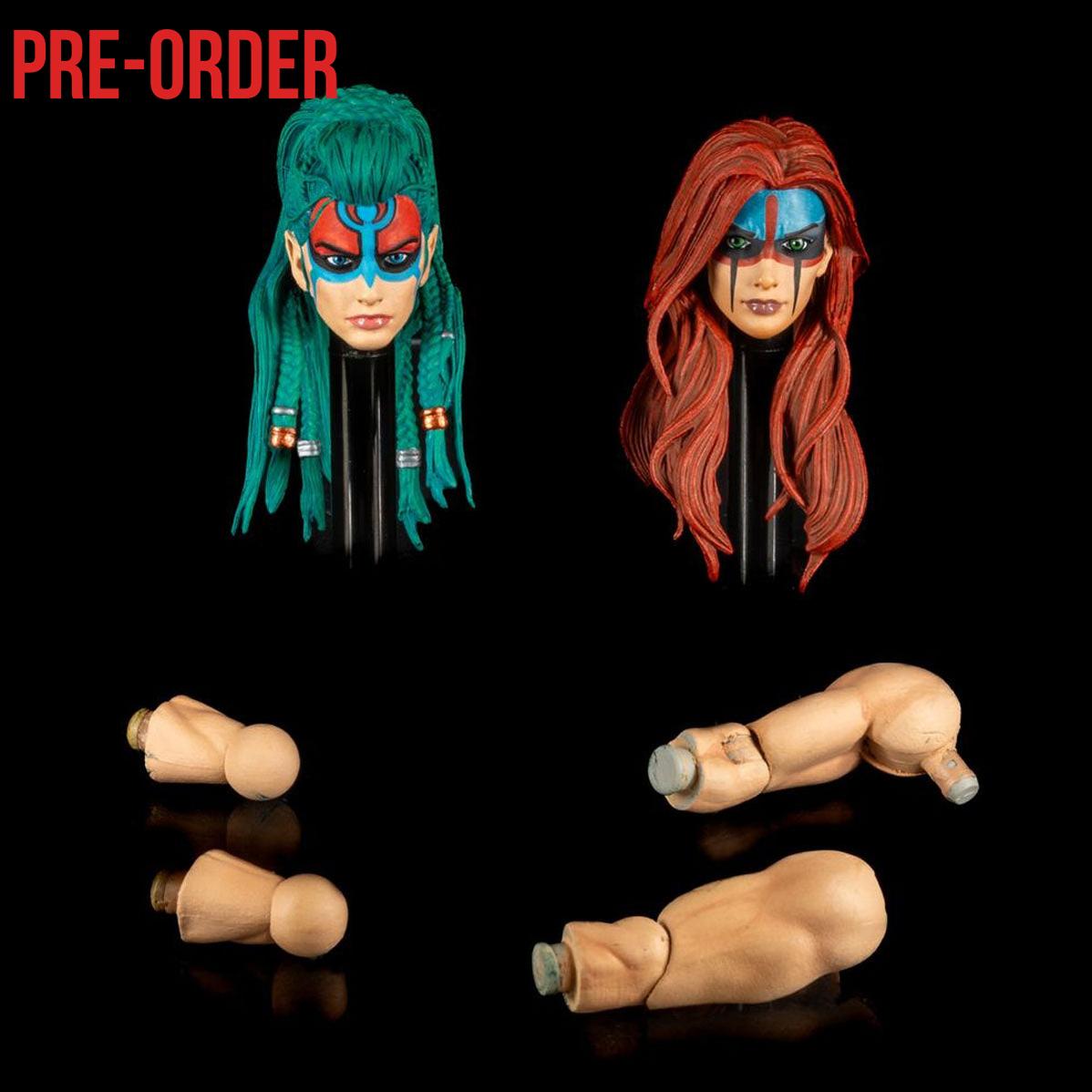 Cosmic Legions: Edgehounders - Heads Pack-Actionfiguren-Four Horsemen Toy Design-Mighty Underground