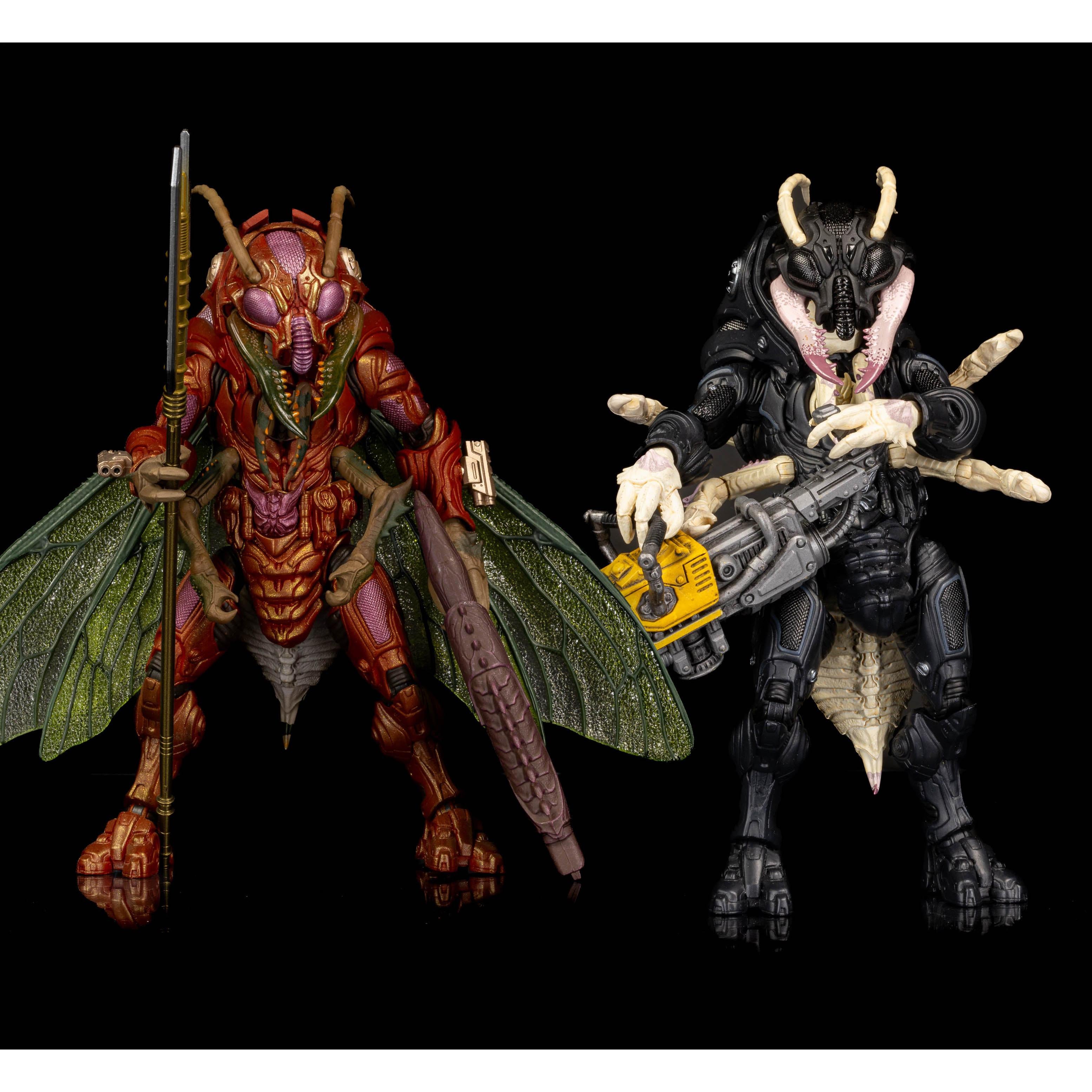 Cosmic Legions: Sphexxian Helmets Set - Character Pack-Actionfiguren-Four Horsemen Toy Design-Mighty Underground