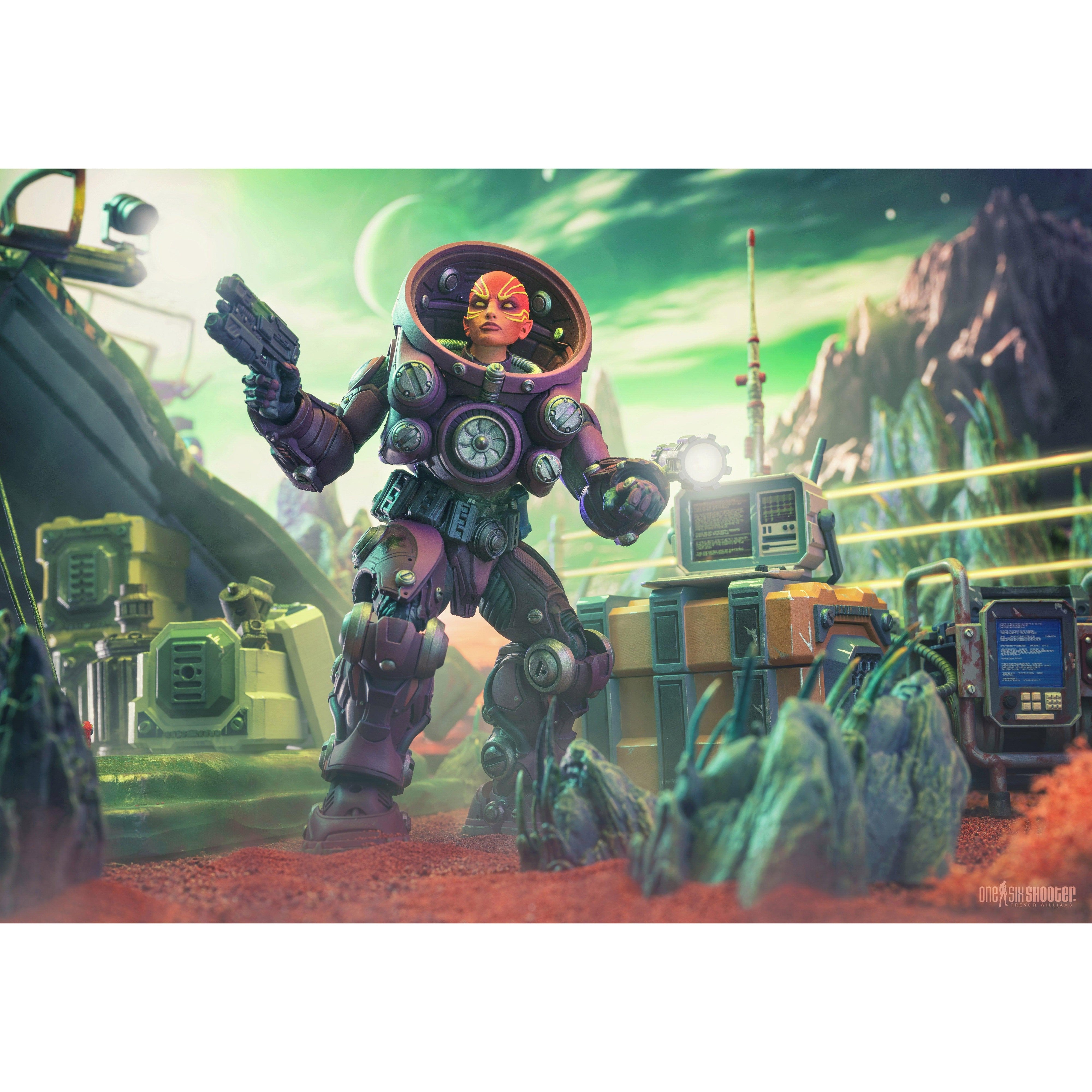 Cosmic Legions: Uularia Speer (Deluxe)-Actionfiguren-Four Horsemen Toy Design-Mighty Underground