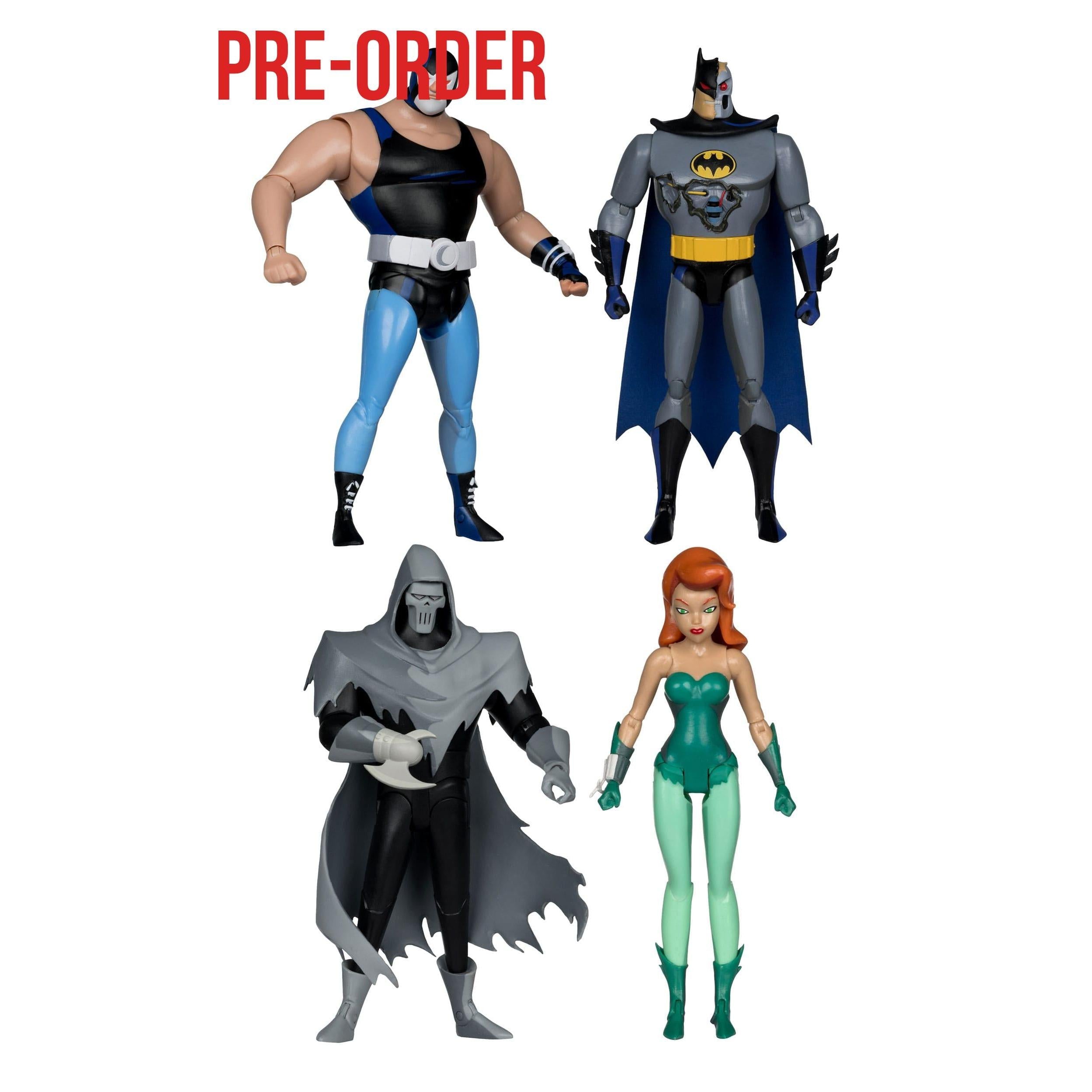 DC: Batman The Animated Series - 4 Figuren + Bruce Wayne BAF-Set-Actionfiguren-McFarlane Toys-Mighty Underground