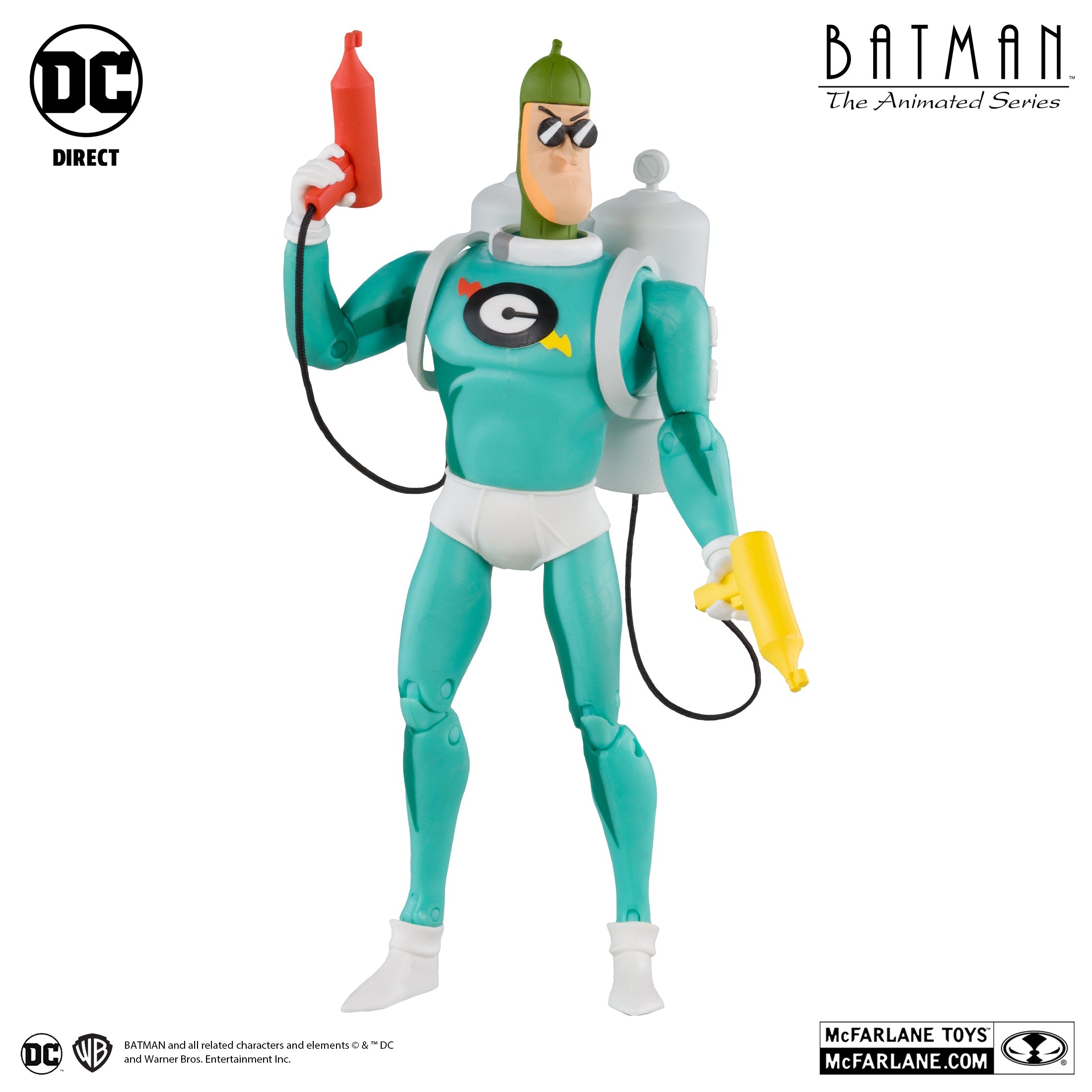 DC: Batman The Animated Series - 4 Figuren + Condiment King BAF-Set-Actionfiguren-McFarlane Toys-Mighty Underground