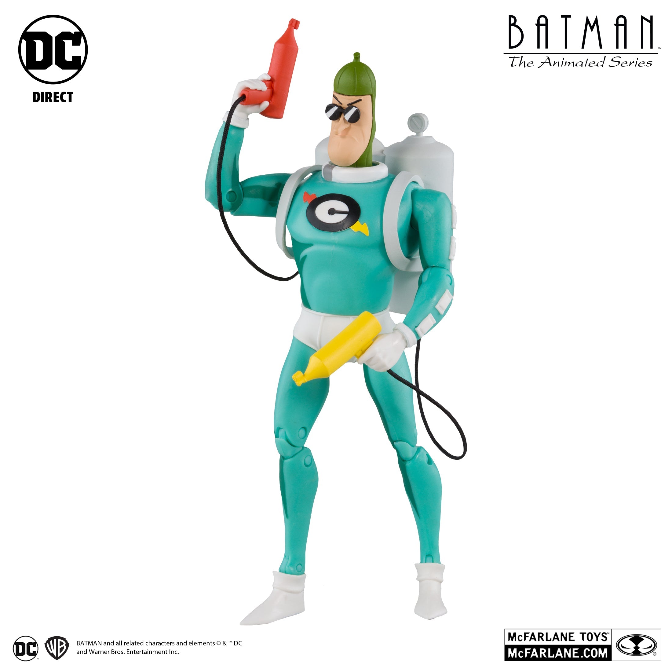 DC: Batman The Animated Series - 4 Figuren + Condiment King BAF-Set-Actionfiguren-McFarlane Toys-Mighty Underground