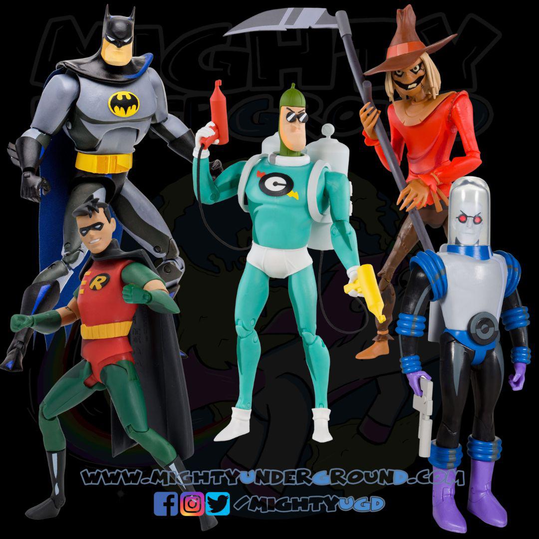 DC: Batman The Animated Series - 4 Figuren + Condiment King BAF-Set-Actionfiguren-McFarlane Toys-Mighty Underground