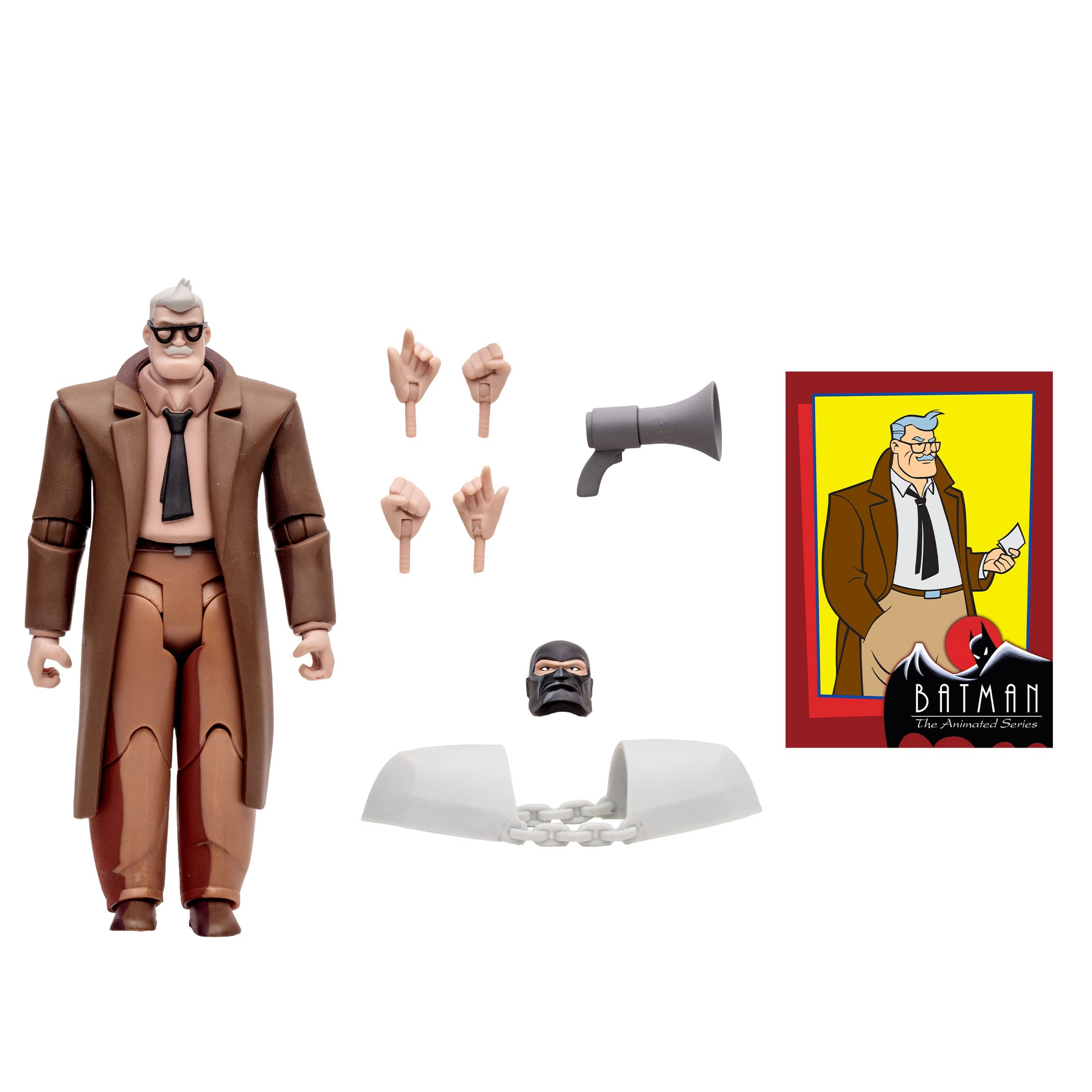 DC: Batman The Animated Series - 4 Figuren + Lock-Up BAF-Set-Actionfiguren-McFarlane Toys-Mighty Underground