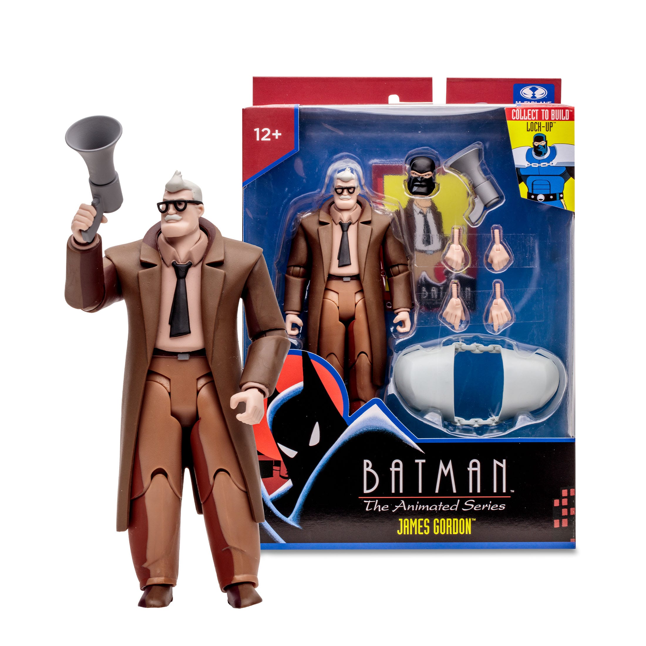 DC: Batman The Animated Series - 4 Figuren + Lock-Up BAF-Set-Actionfiguren-McFarlane Toys-Mighty Underground