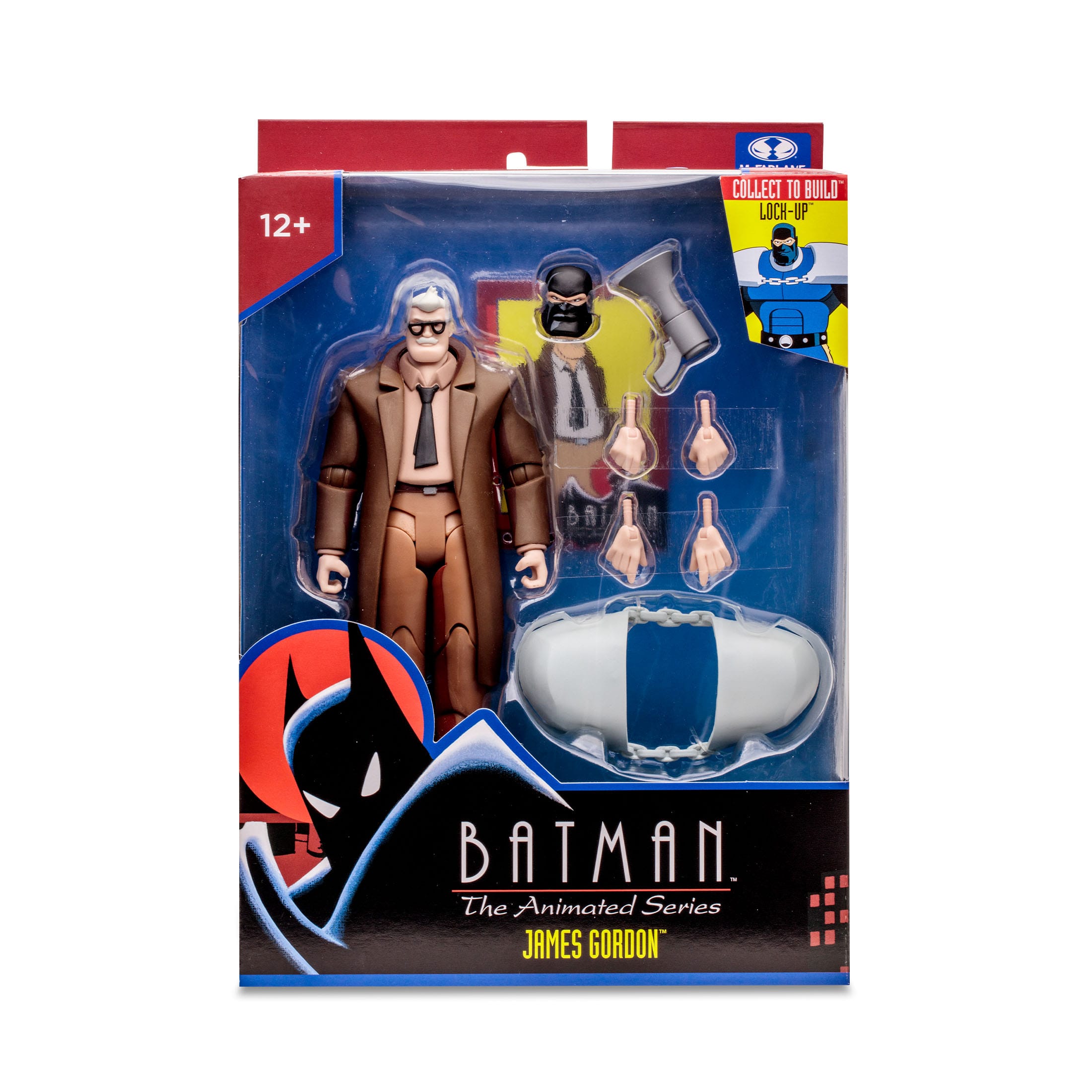 DC: Batman The Animated Series - 4 Figuren + Lock-Up BAF-Set-Actionfiguren-McFarlane Toys-Mighty Underground