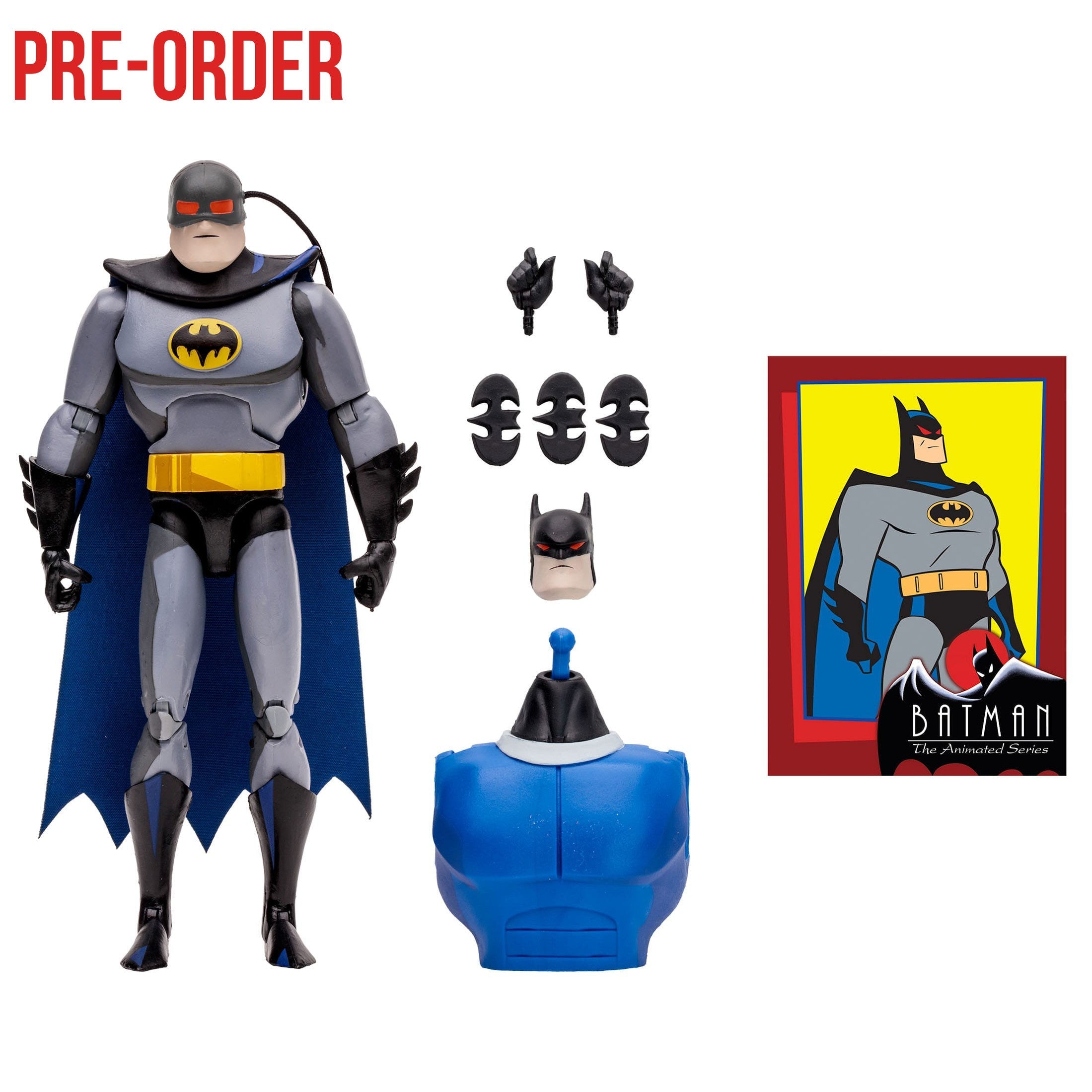 DC: Batman The Animated Series - 4 Figuren + Lock-Up BAF-Set-Actionfiguren-McFarlane Toys-Mighty Underground