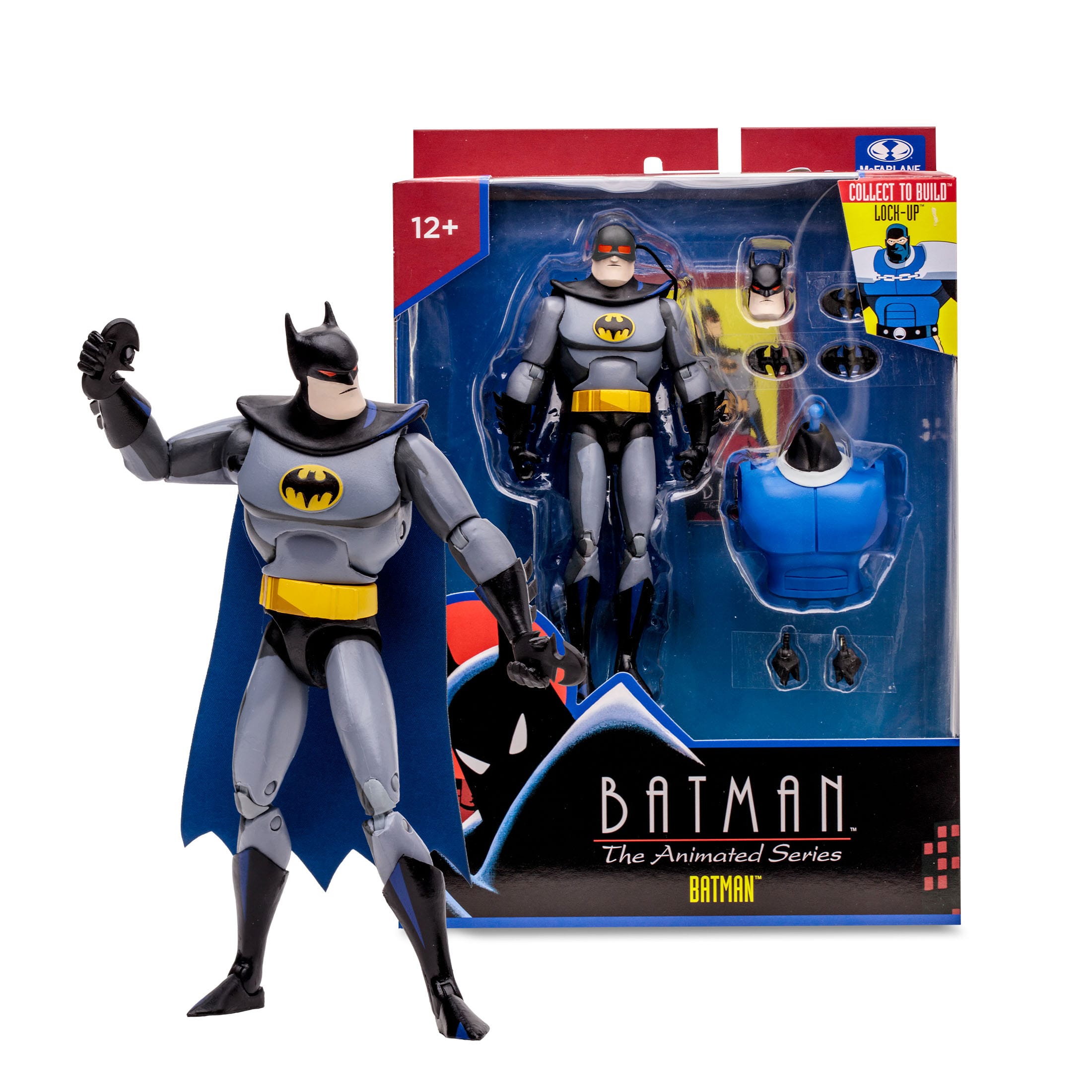 DC: Batman The Animated Series - 4 Figuren + Lock-Up BAF-Set-Actionfiguren-McFarlane Toys-Mighty Underground