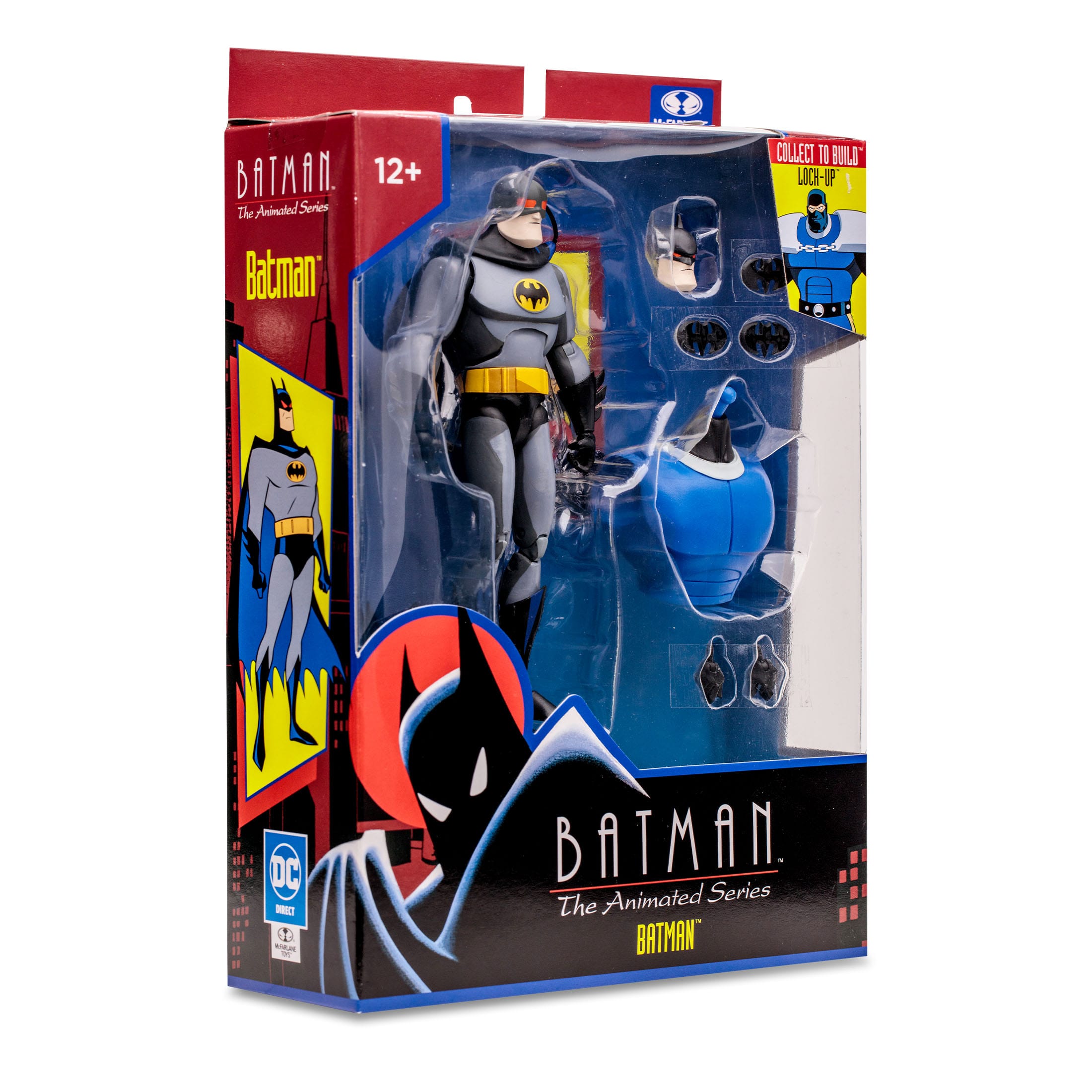 DC: Batman The Animated Series - 4 Figuren + Lock-Up BAF-Set-Actionfiguren-McFarlane Toys-Mighty Underground