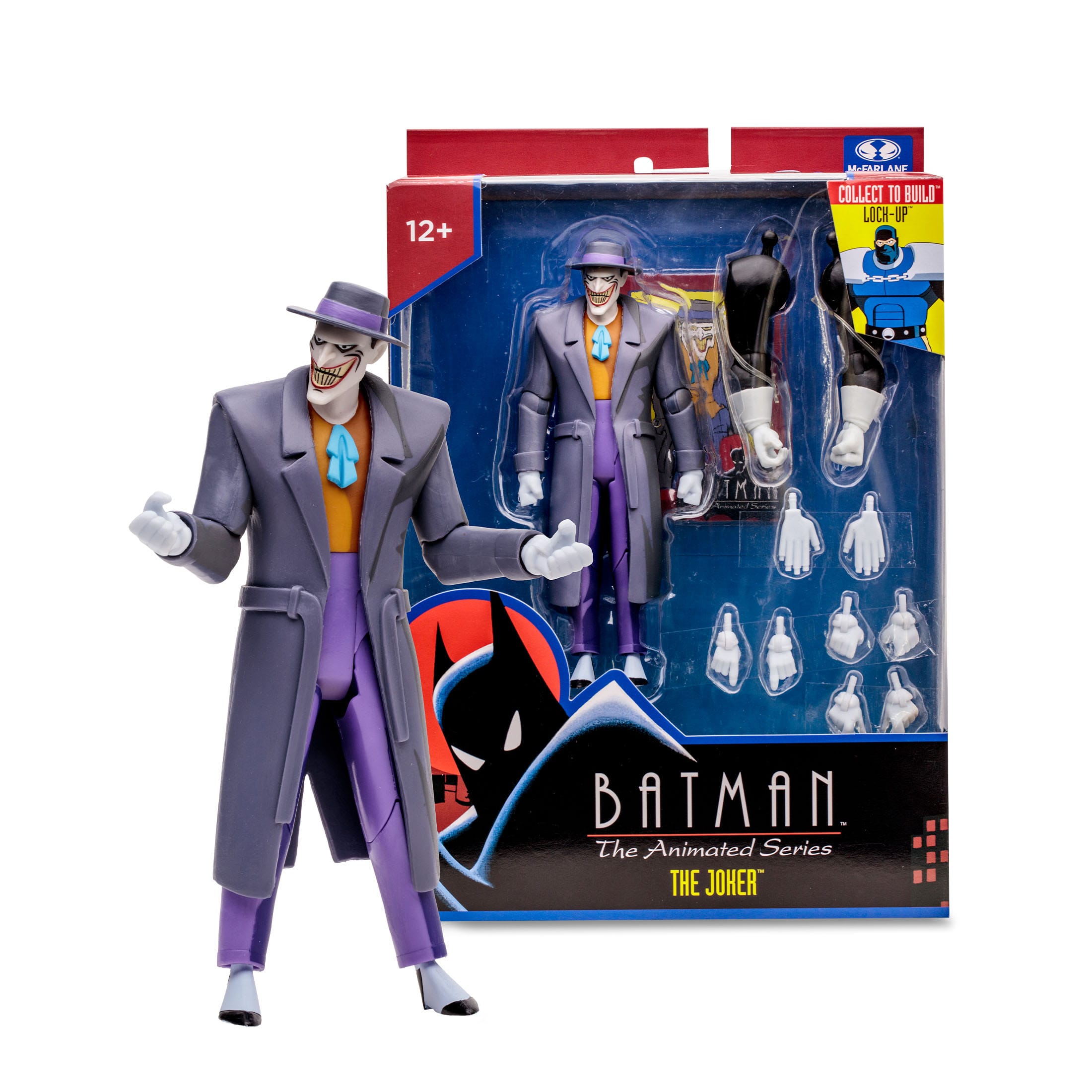 DC: Batman The Animated Series - 4 Figuren + Lock-Up BAF-Set-Actionfiguren-McFarlane Toys-Mighty Underground