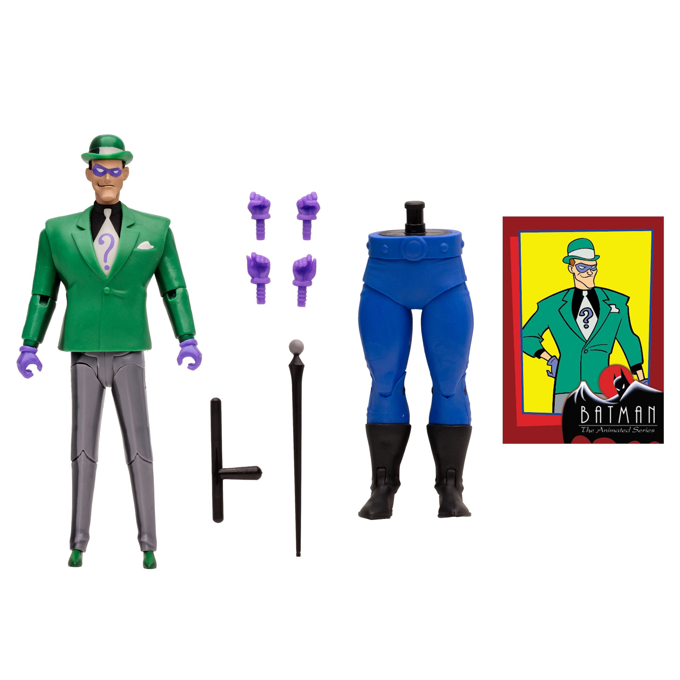 DC: Batman The Animated Series - 4 Figuren + Lock-Up BAF-Set-Actionfiguren-McFarlane Toys-Mighty Underground