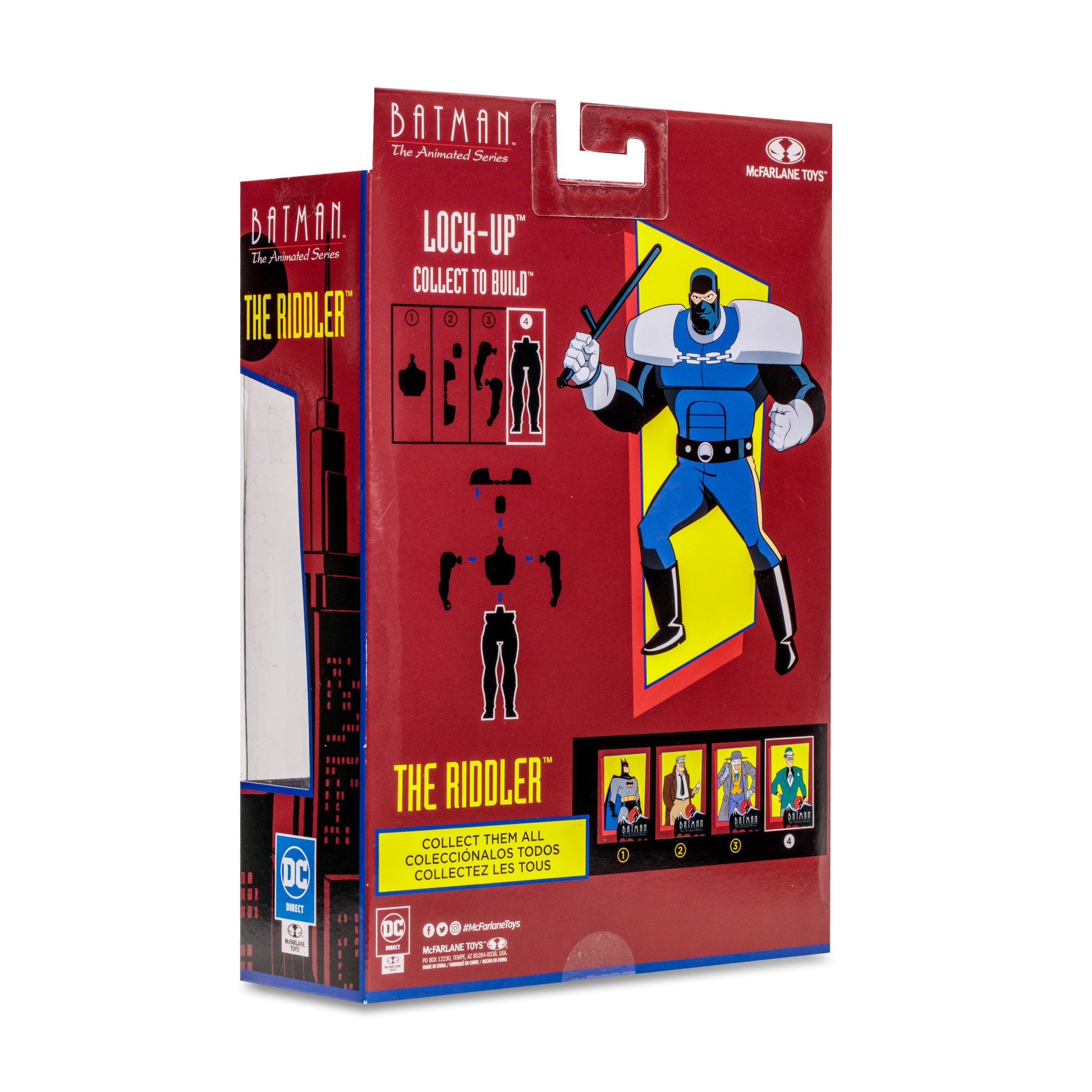 DC: Batman The Animated Series - 4 Figuren + Lock-Up BAF-Set-Actionfiguren-McFarlane Toys-Mighty Underground