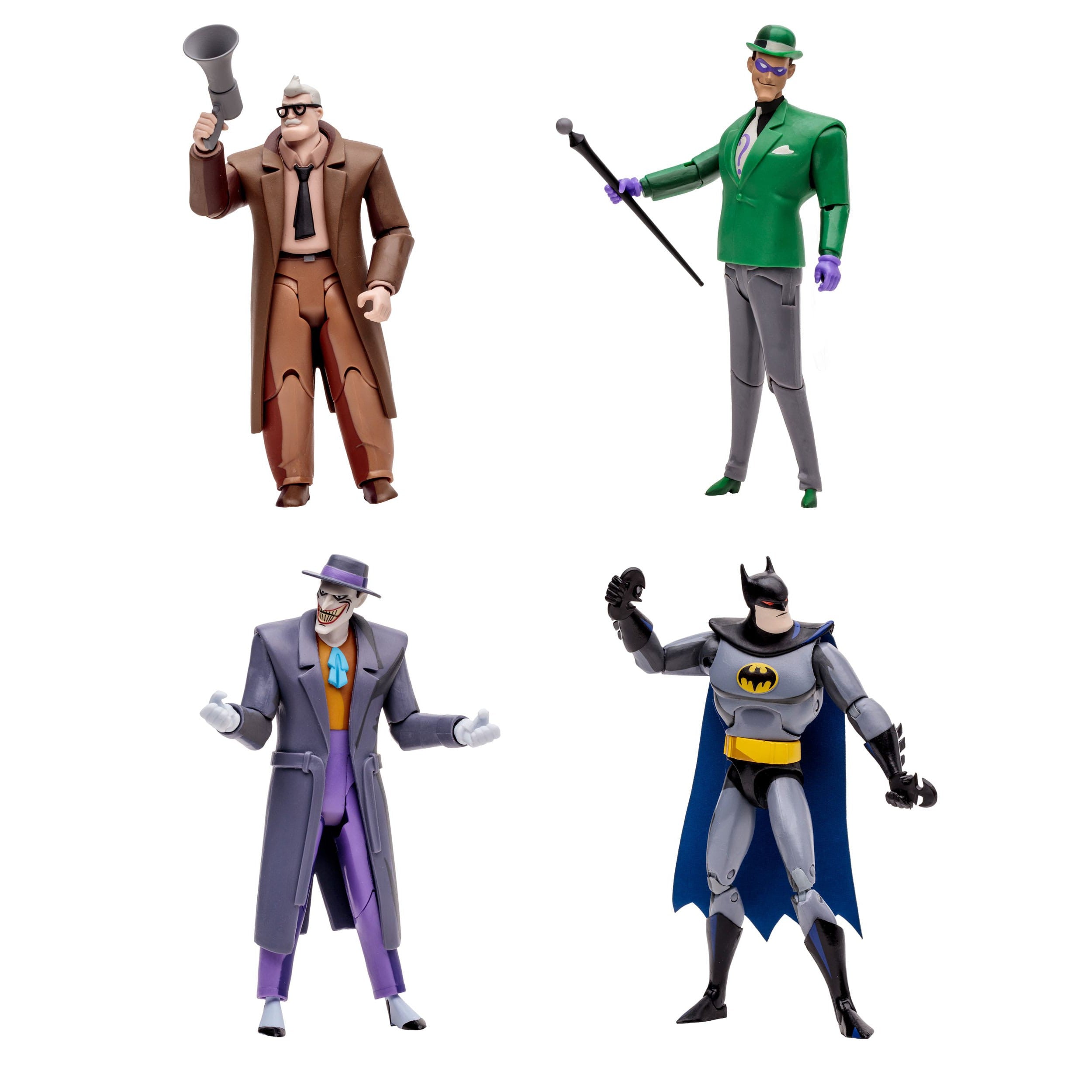 DC: Batman The Animated Series - 4 Figuren + Lock-Up BAF-Set-Actionfiguren-McFarlane Toys-Mighty Underground