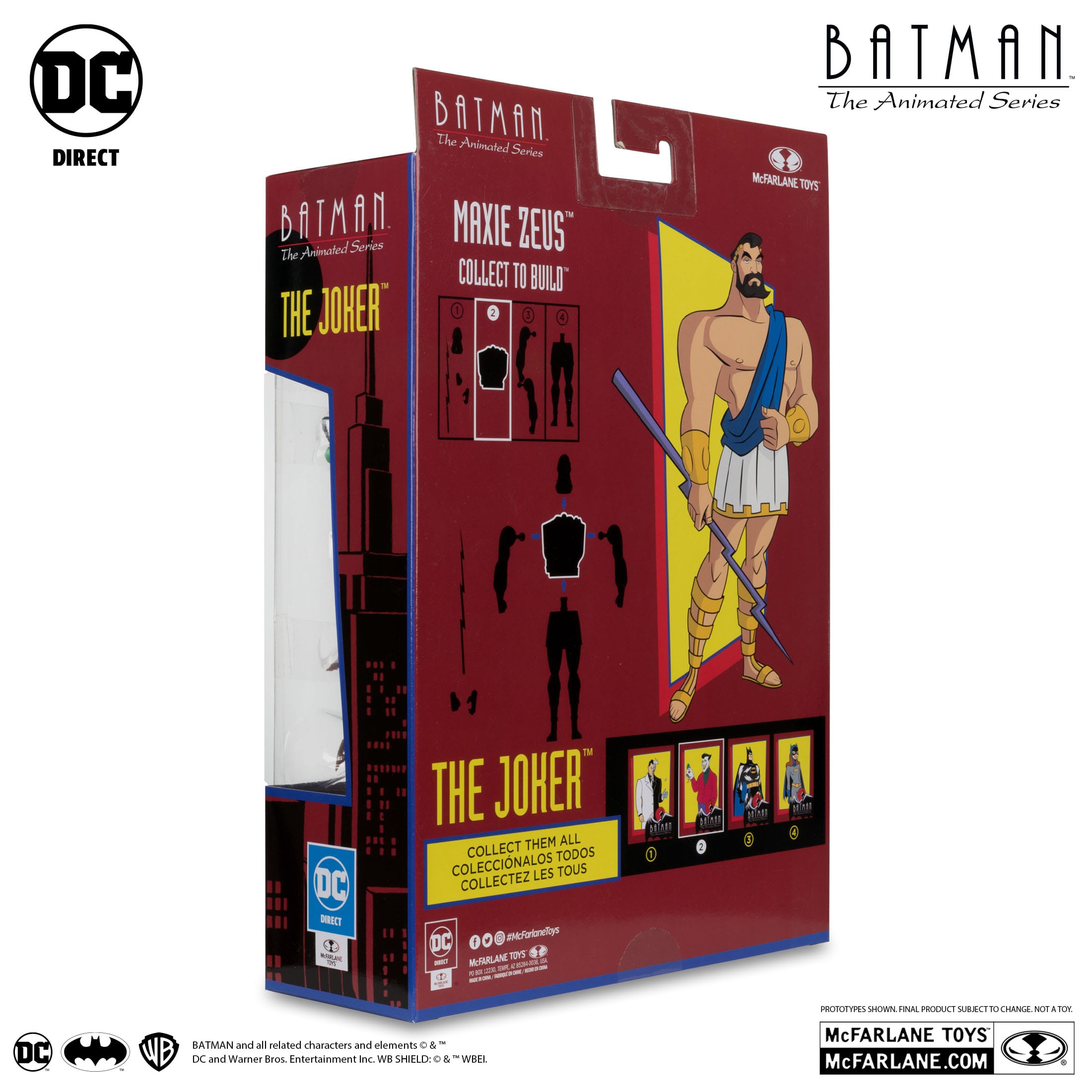 DC: Batman The Animated Series - 4 Figuren + Maxie Zeus BAF-Set-Actionfiguren-McFarlane Toys-Mighty Underground