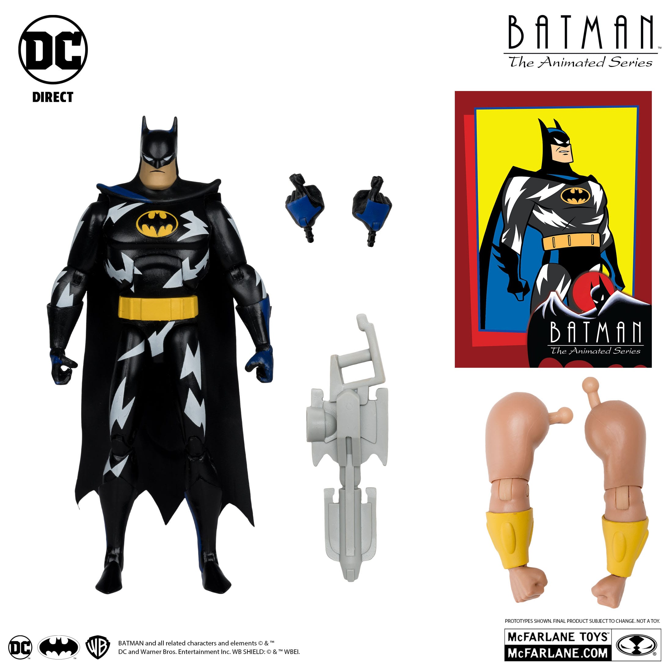 DC: Batman The Animated Series - 4 Figuren + Maxie Zeus BAF-Set-Actionfiguren-McFarlane Toys-Mighty Underground
