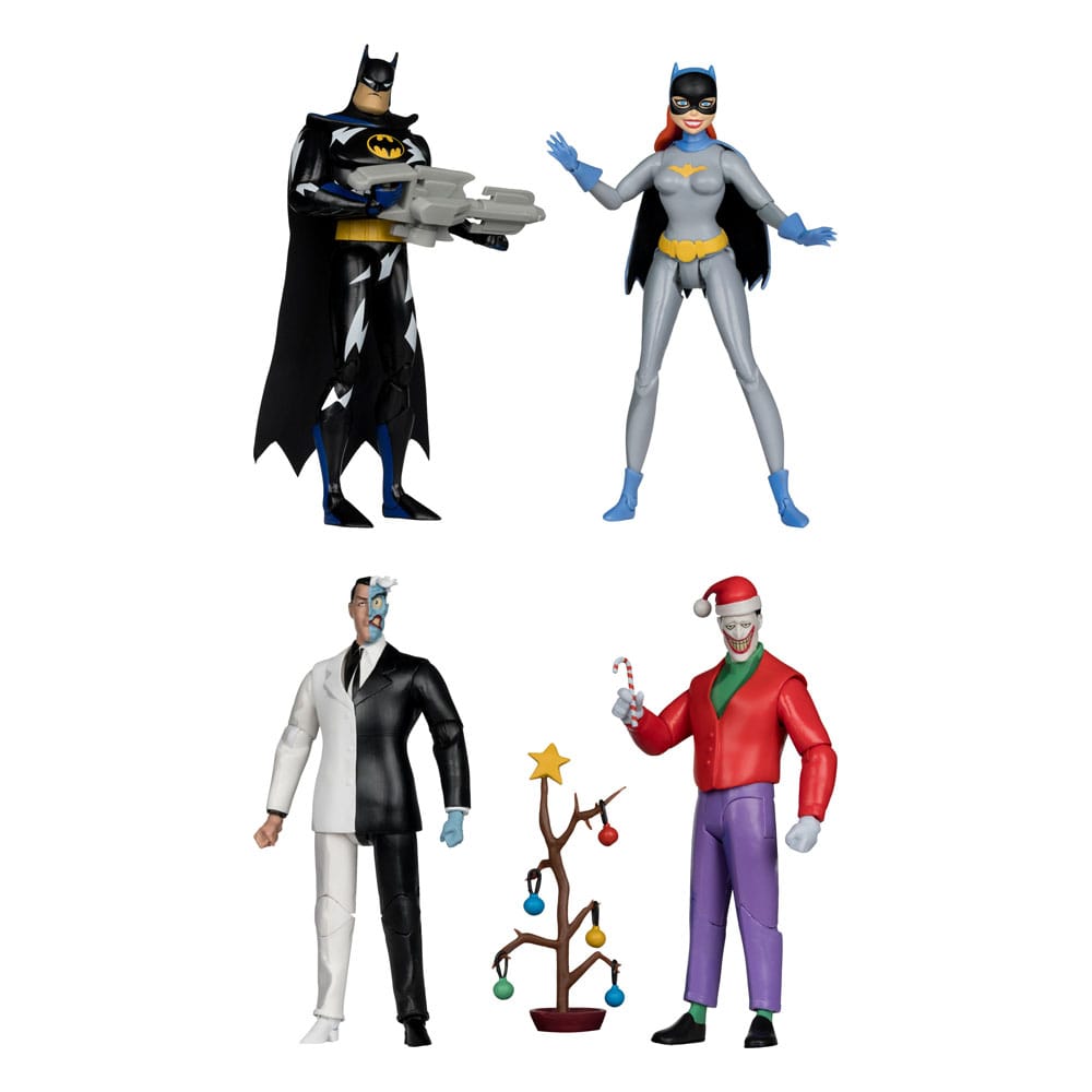 DC: Batman The Animated Series - 4 Figuren + Maxie Zeus BAF-Set-Actionfiguren-McFarlane Toys-Mighty Underground