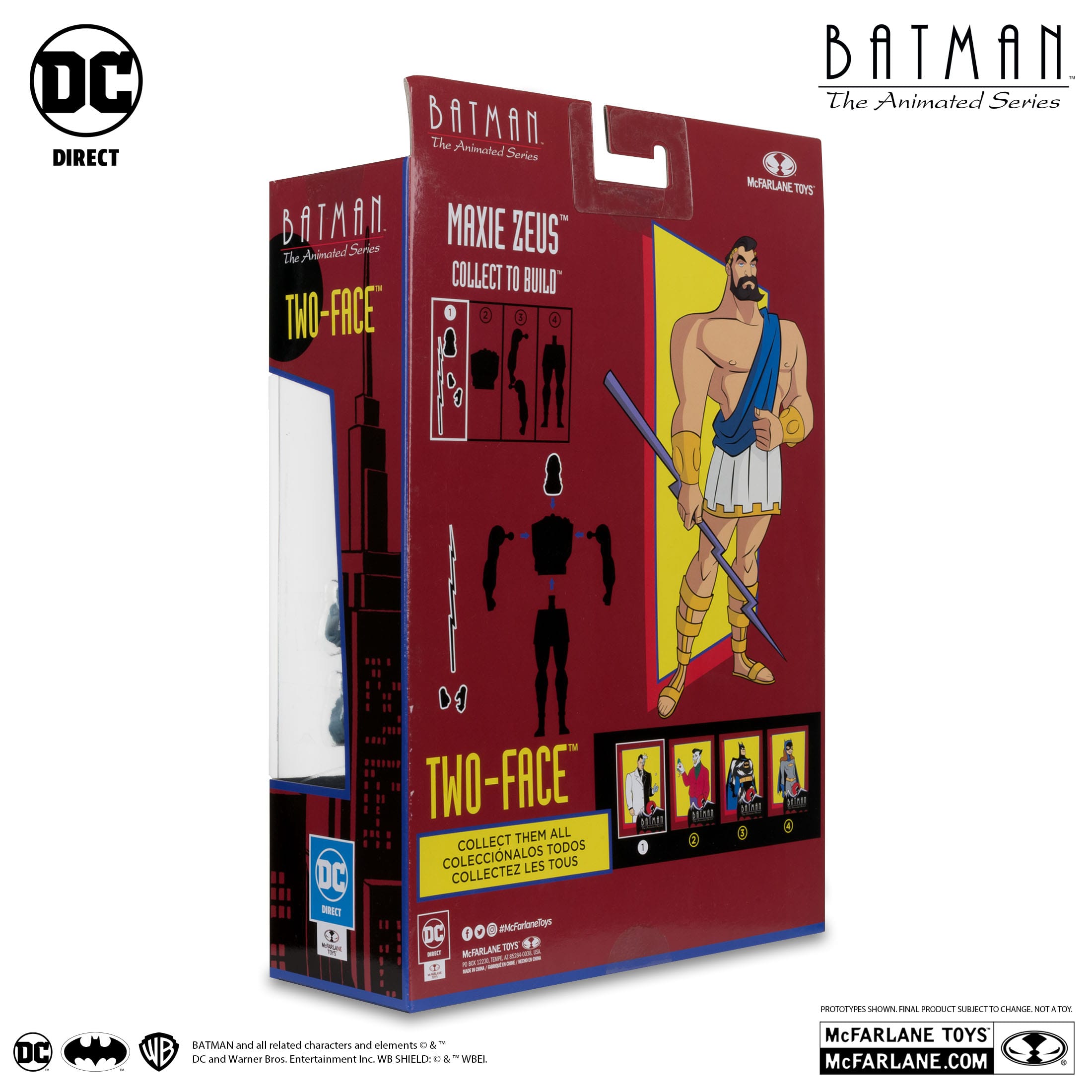 DC: Batman The Animated Series - 4 Figuren + Maxie Zeus BAF-Set-Actionfiguren-McFarlane Toys-Mighty Underground
