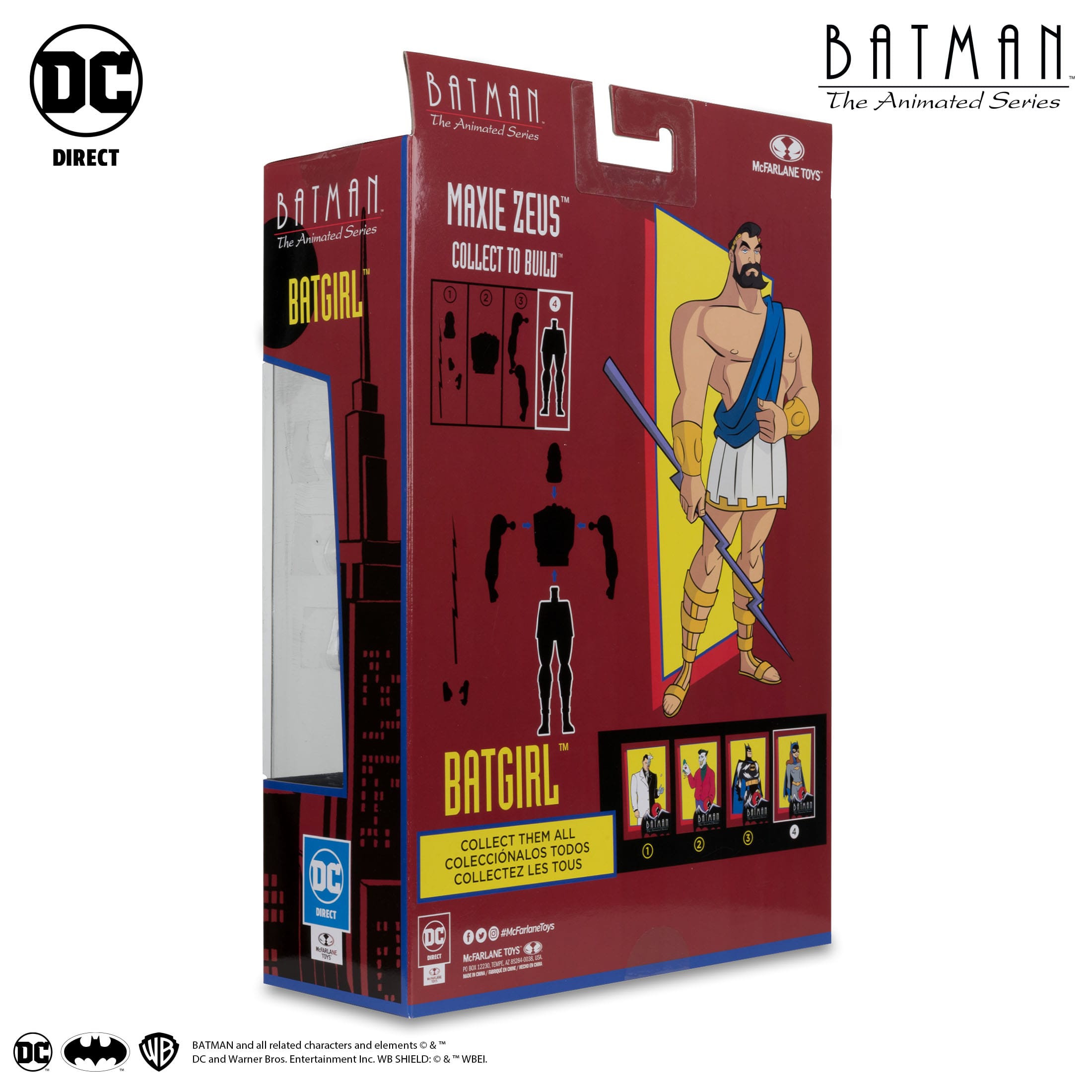 DC: Batman The Animated Series - 4 Figuren + Maxie Zeus BAF-Set-Actionfiguren-McFarlane Toys-Mighty Underground