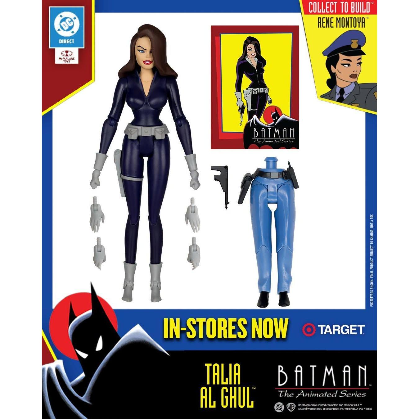 DC: Batman The Animated Series - 4 Figuren + Rene Montoya BAF-Set-Actionfiguren-McFarlane Toys-Mighty Underground