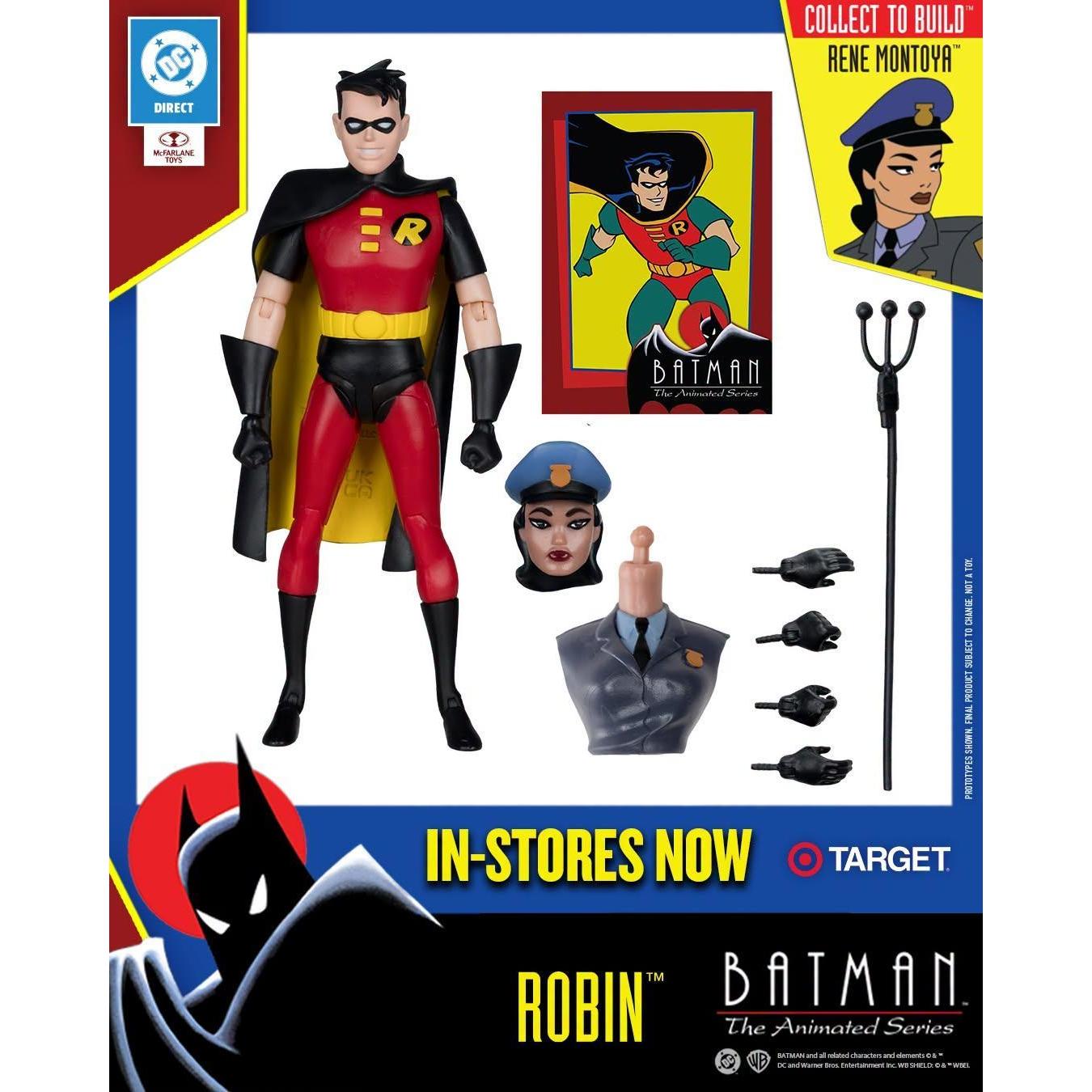 DC: Batman The Animated Series - 4 Figuren + Rene Montoya BAF-Set-Actionfiguren-McFarlane Toys-Mighty Underground