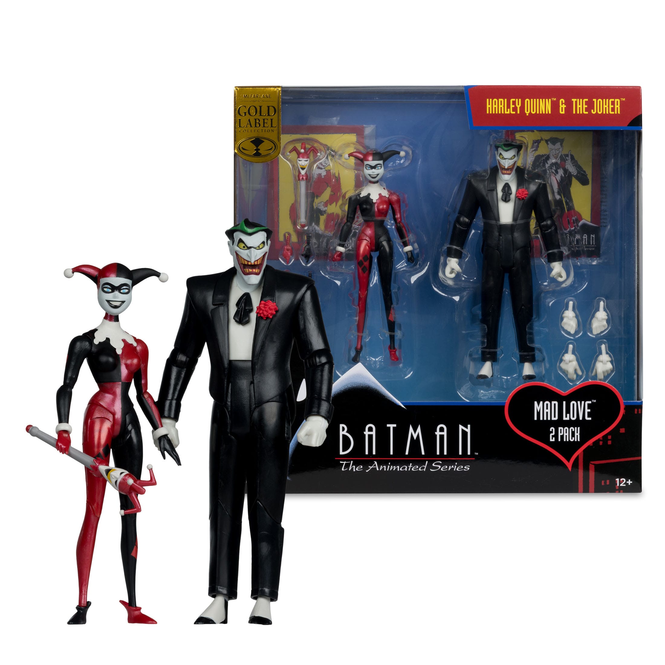 DC: Batman The Animated Series - Harley Quinn & The Joker (Mad Love) - 2-Pack-Actionfiguren-McFarlane Toys-Mighty Underground