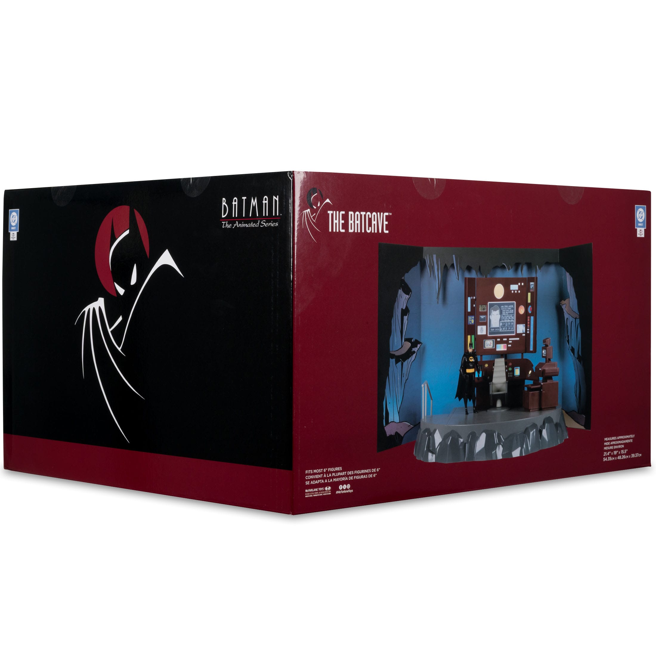 DC: Batman The Animated Series - The Batcave Playset-Actionfiguren-McFarlane Toys-Mighty Underground