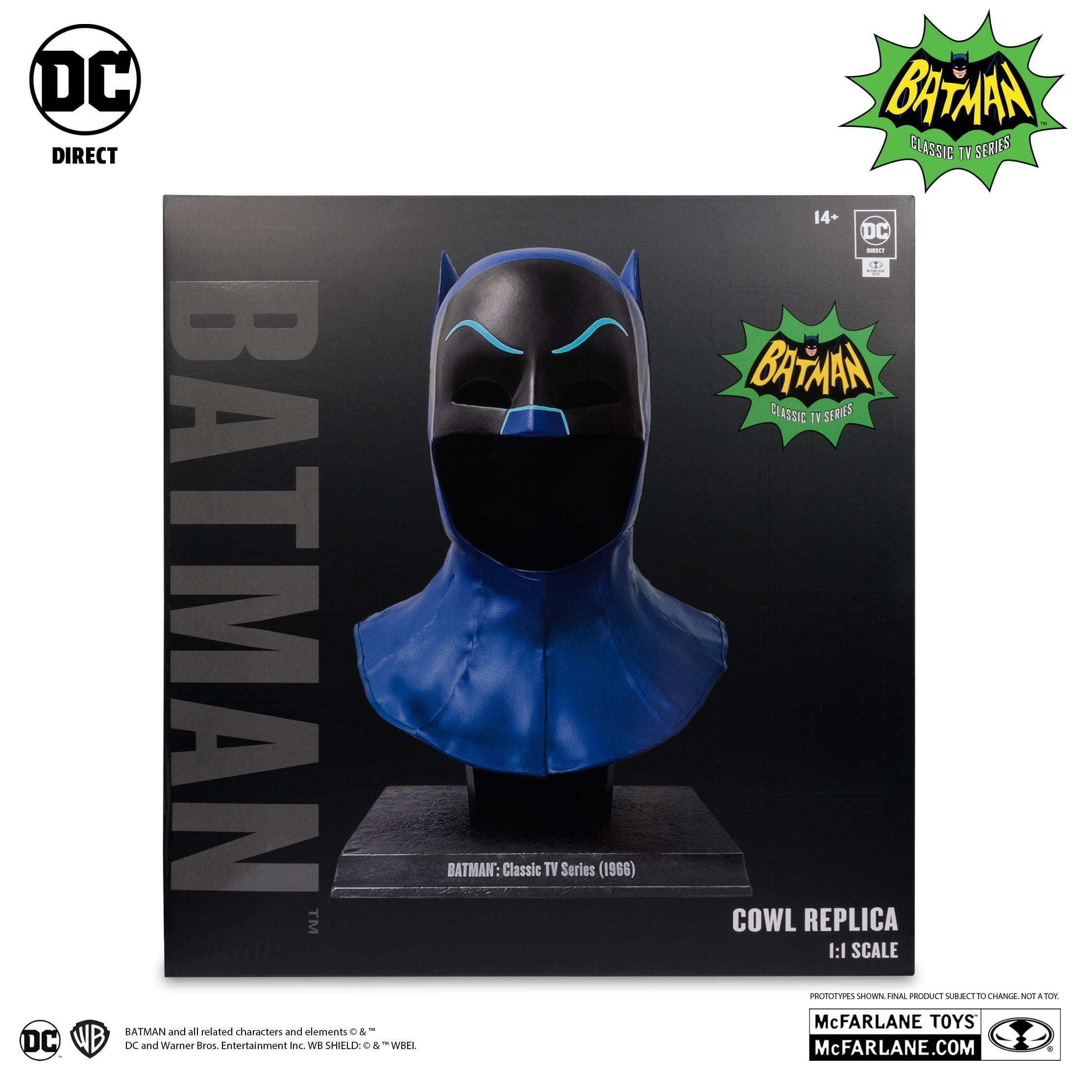 DC Comics: Batman 1966: - Replik Mask-Replik-McFarlane Toys-Mighty Underground