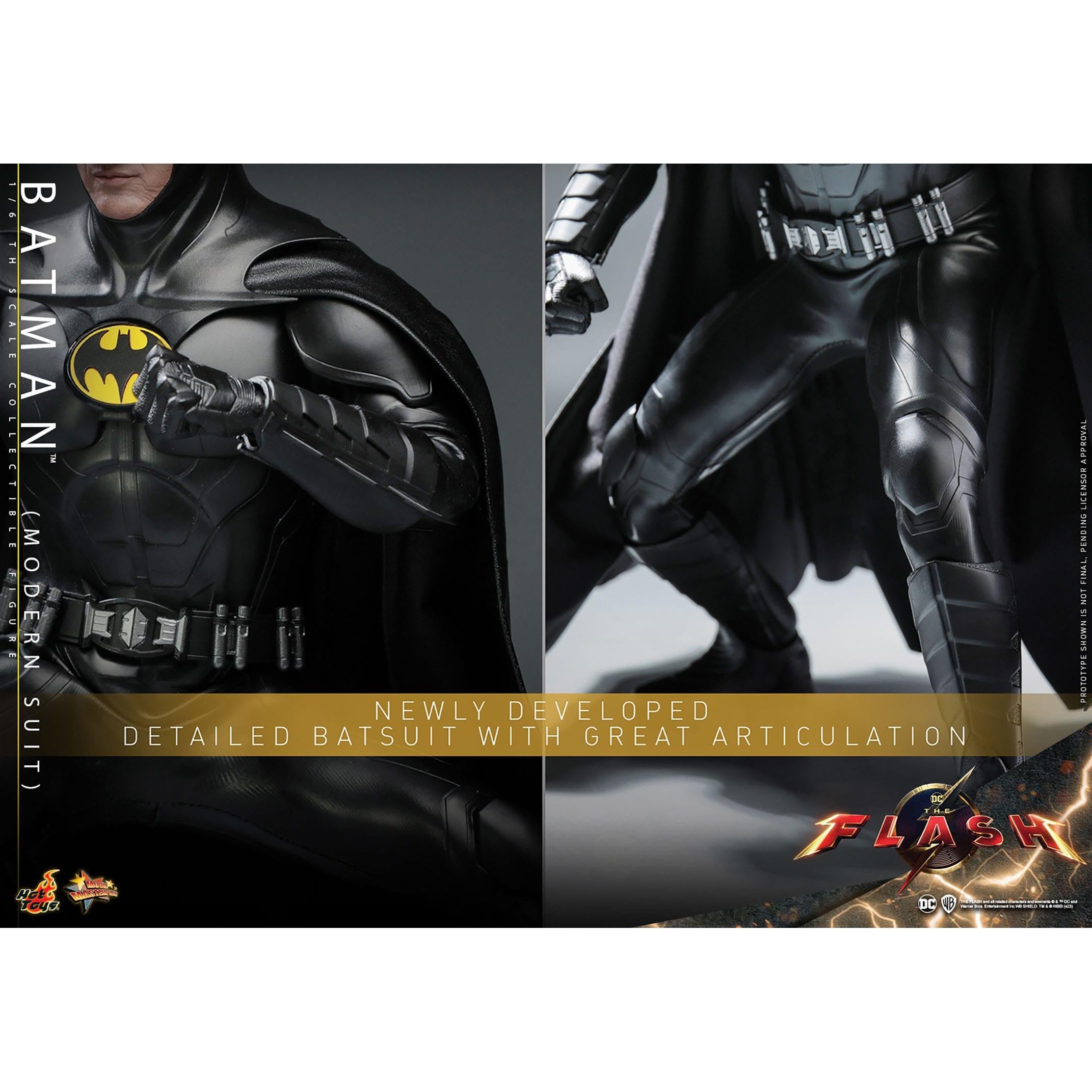 DC Comics: The Flash - Batman (Modern Suit) 1/6-Actionfiguren-Hot Toys-Mighty Underground
