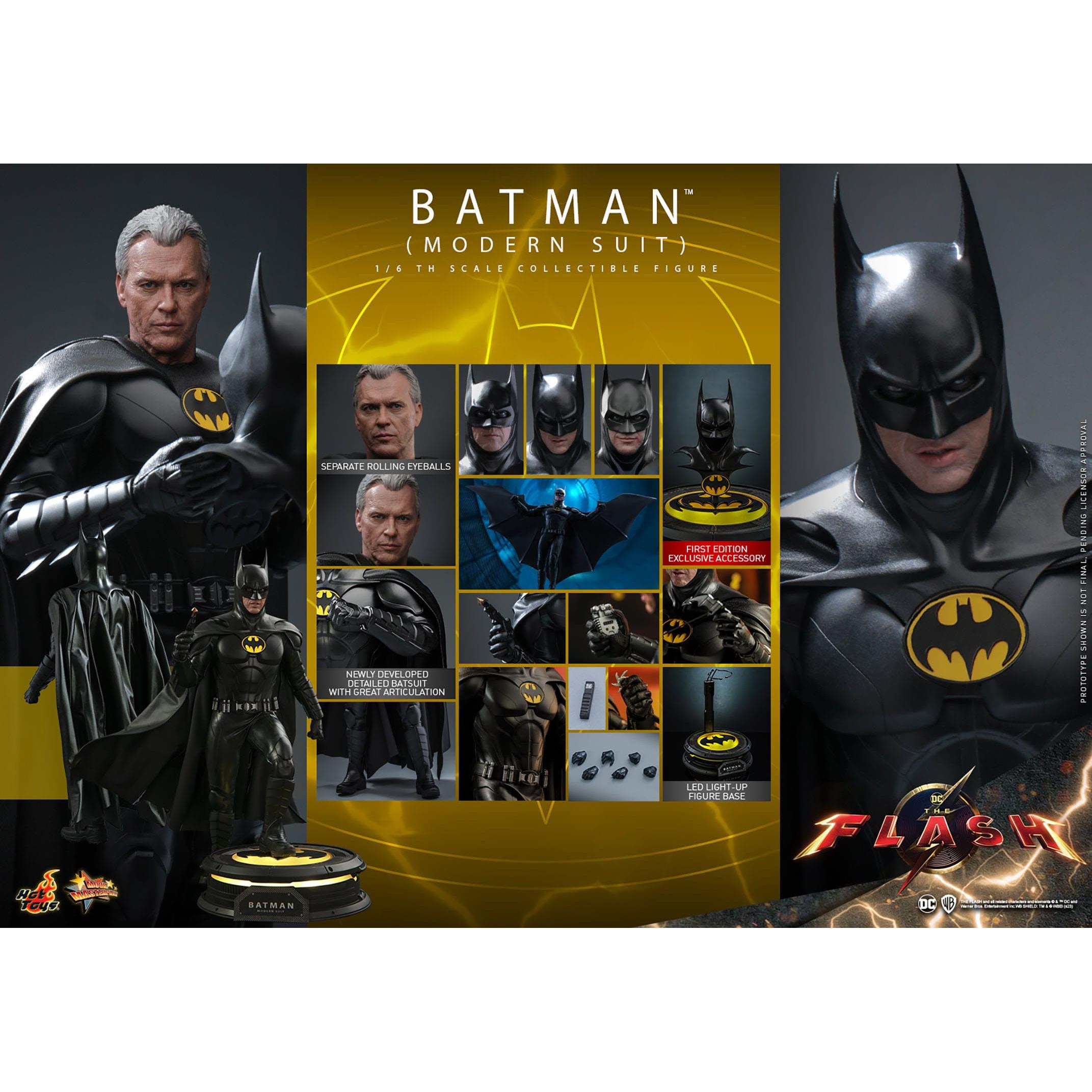 DC Comics: The Flash - Batman (Modern Suit) 1/6-Actionfiguren-Hot Toys-Mighty Underground