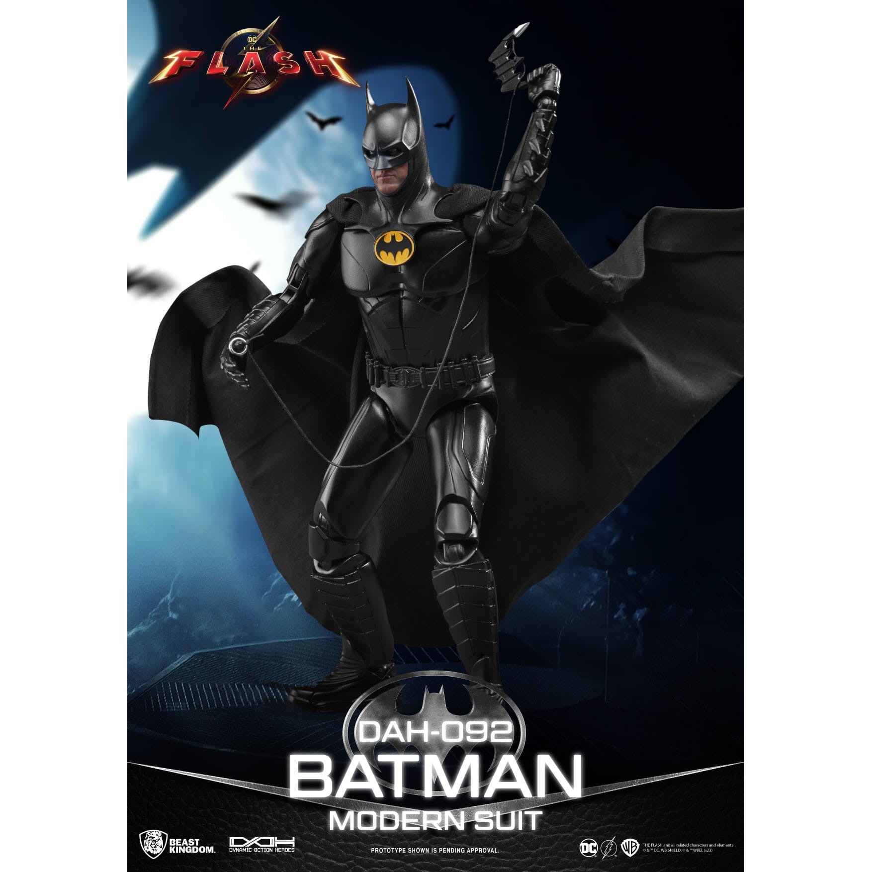DC Comics The Flash: Batman Modern Suit - 1/9-Actionfiguren-Beast Kingdom-Mighty Underground