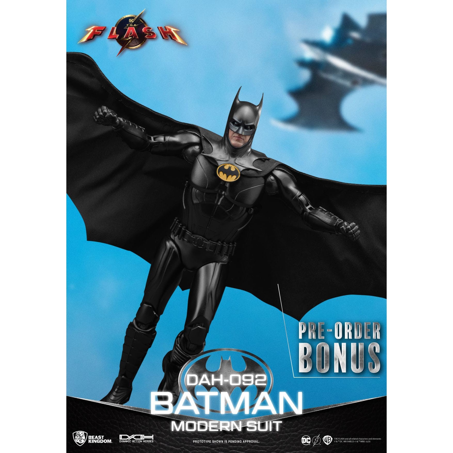 DC Comics The Flash: Batman Modern Suit - 1/9-Actionfiguren-Beast Kingdom-Mighty Underground