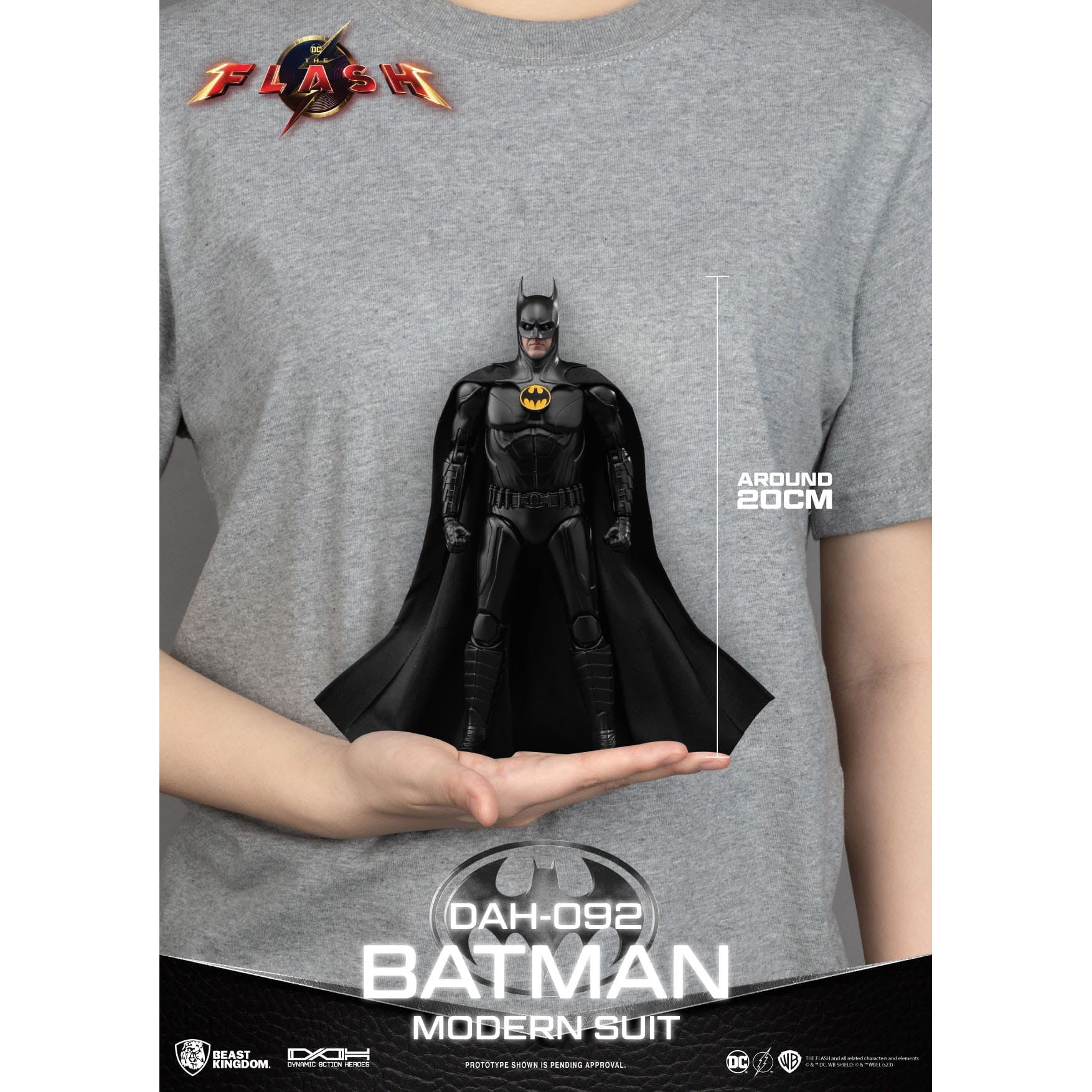 DC Comics The Flash: Batman Modern Suit - 1/9-Actionfiguren-Beast Kingdom-Mighty Underground