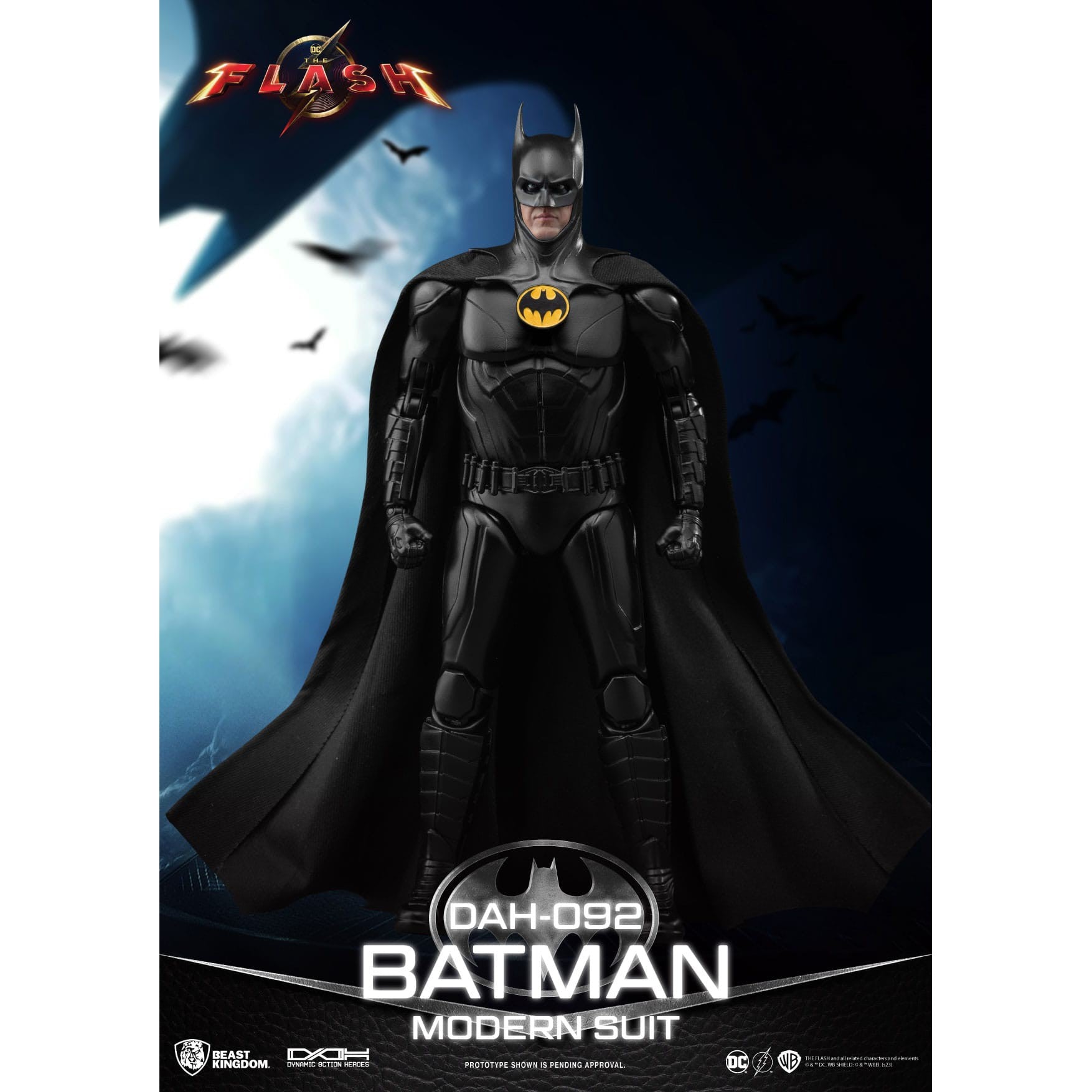 DC Comics The Flash: Batman Modern Suit - 1/9-Actionfiguren-Beast Kingdom-Mighty Underground