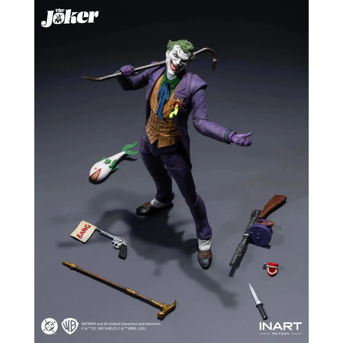 DC Comics: The Joker - 1/12-Actionfiguren-INART-Mighty Underground