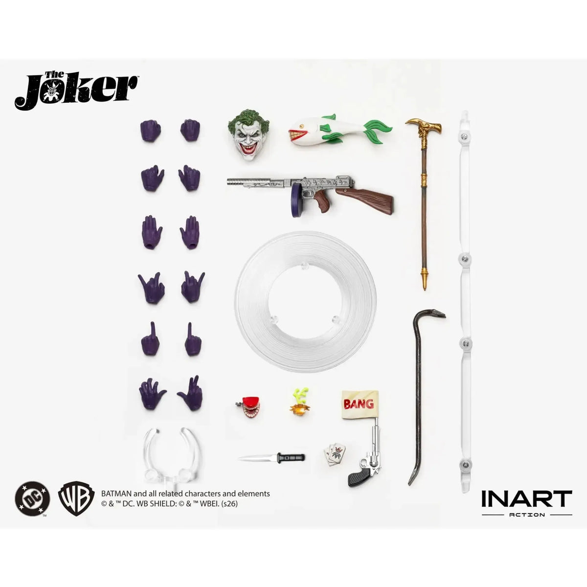 DC Comics: The Joker - 1/12-Actionfiguren-INART-Mighty Underground