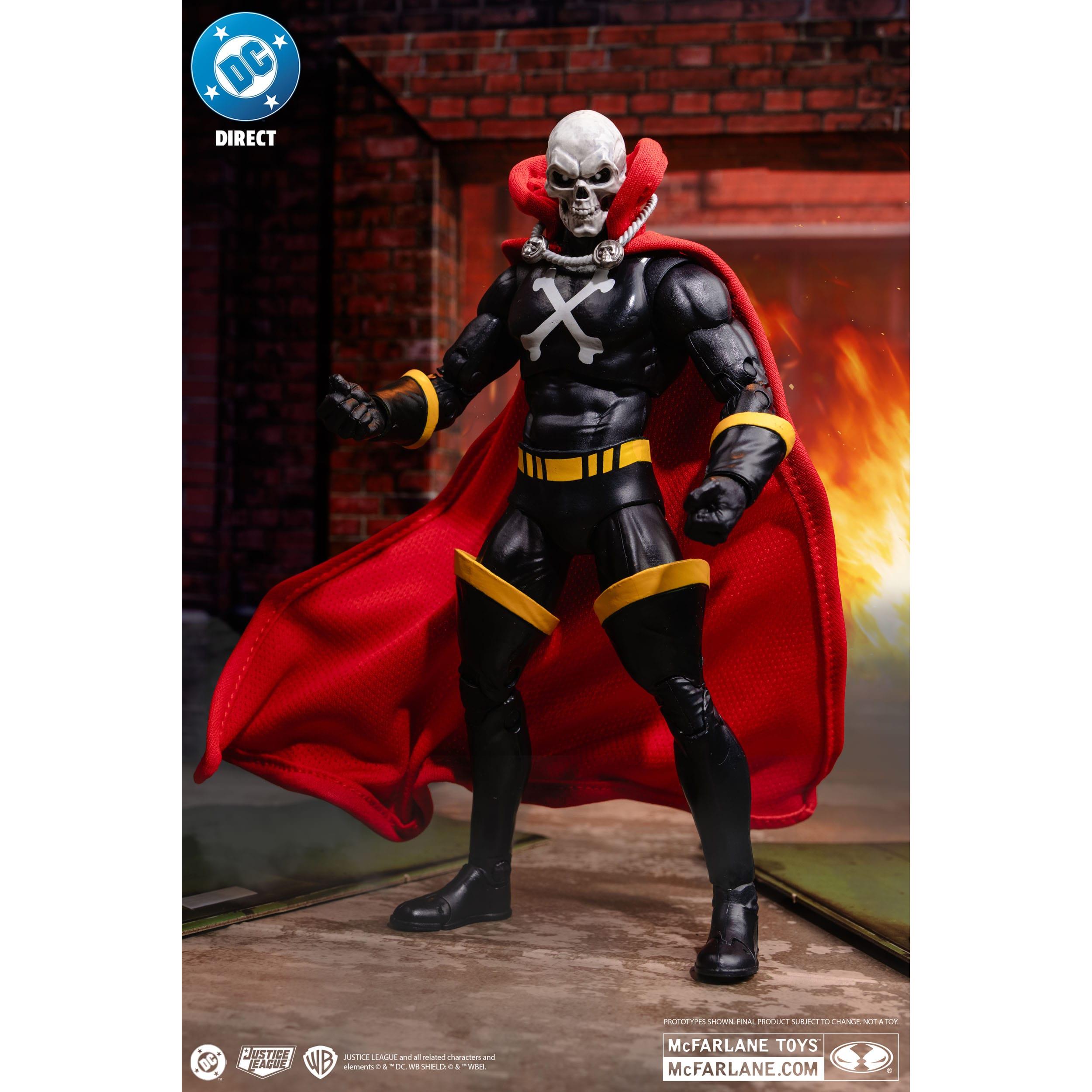 DC Direct: Mr.Bones (Infinity Inc #16) with Lithograph (Gold Label)-Actionfiguren-McFarlane Toys-Mighty Underground